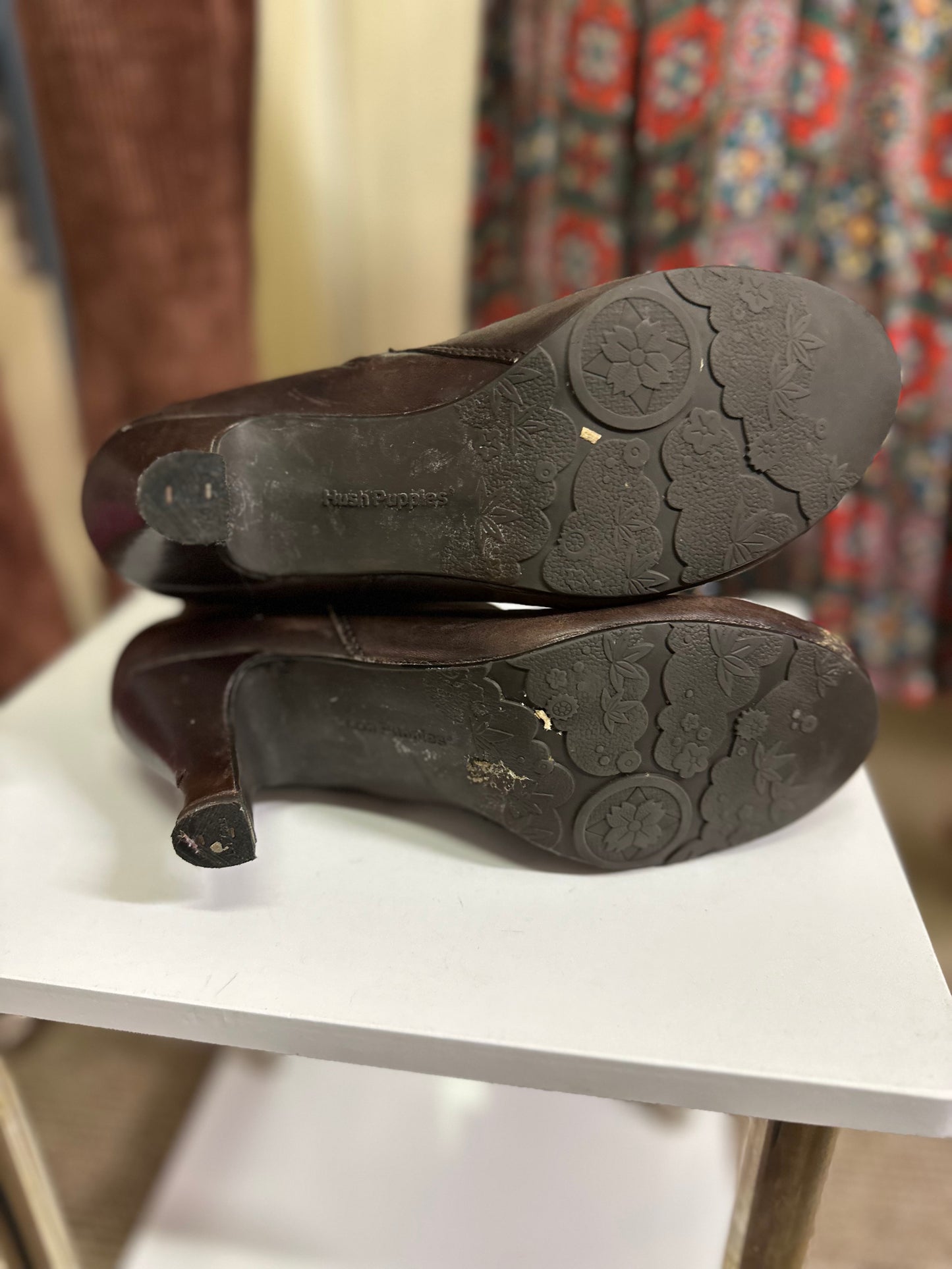 Hush Puppies Leather Boots Size 6