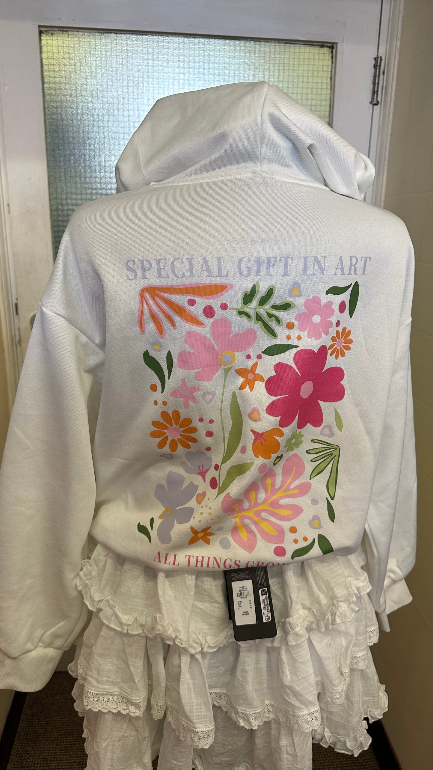 Shein Floral Hoodie Size XS