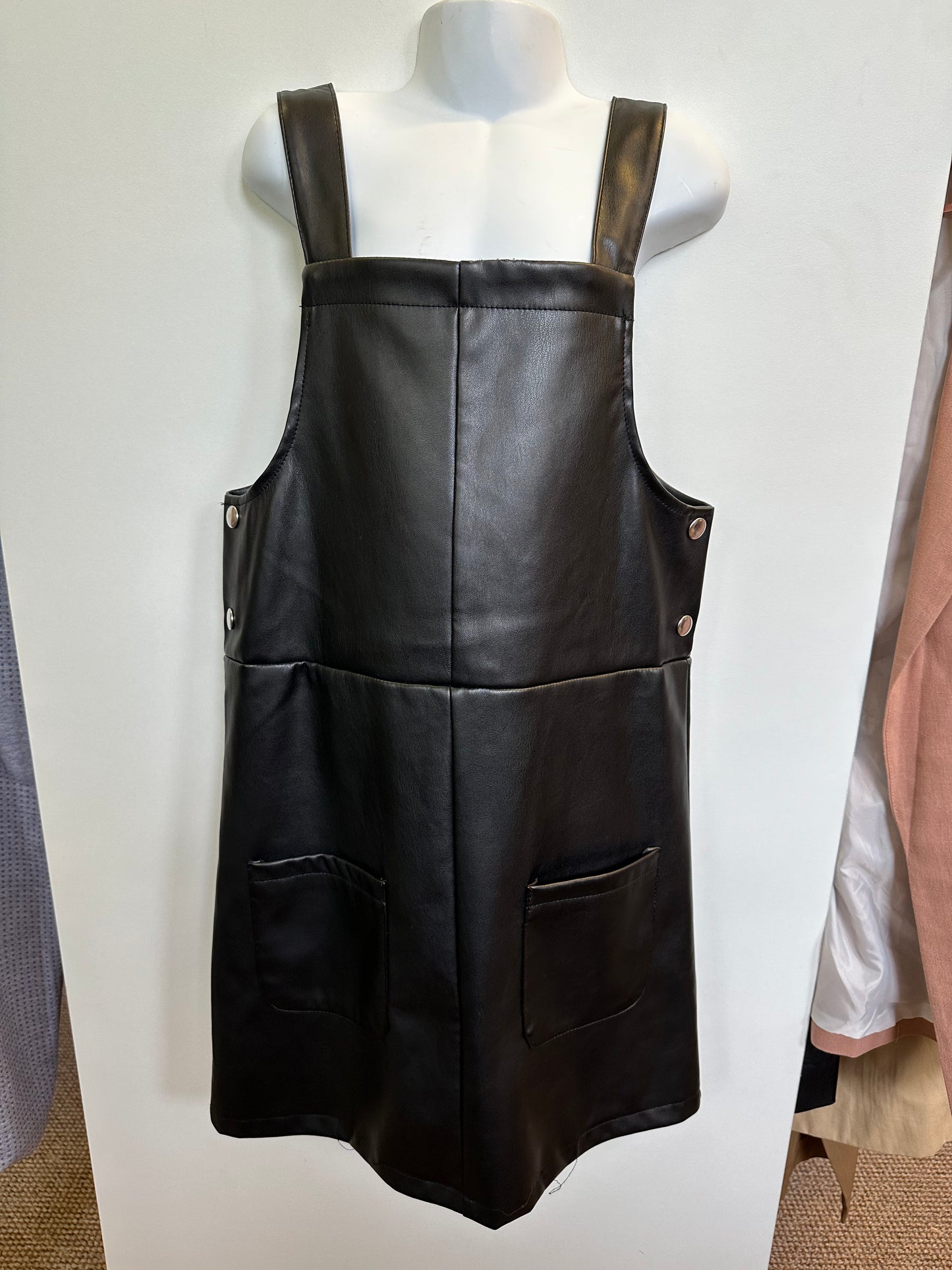Primark PU Leather Dress Age 10-11