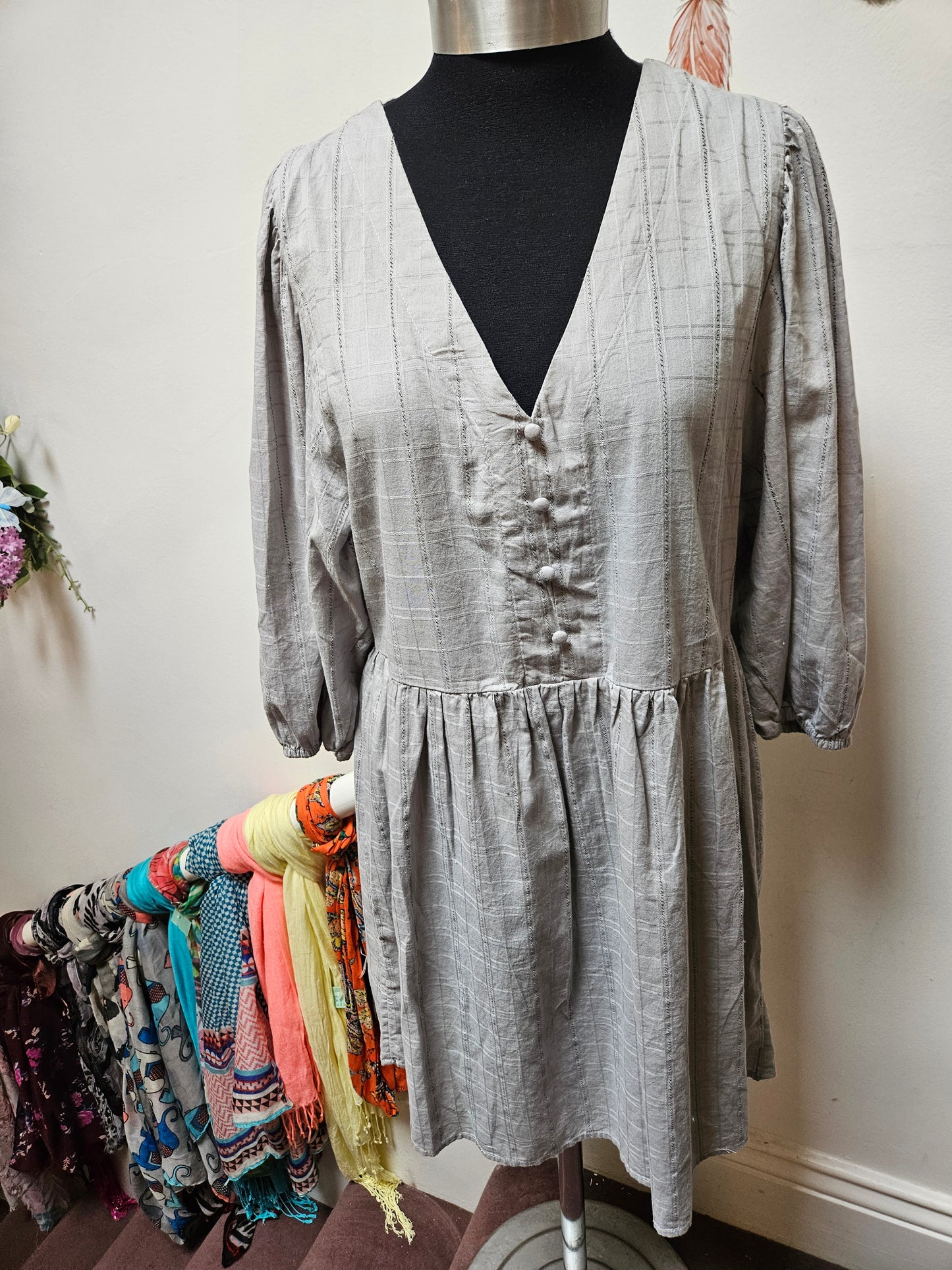Primark, grey, new dress, size 10
