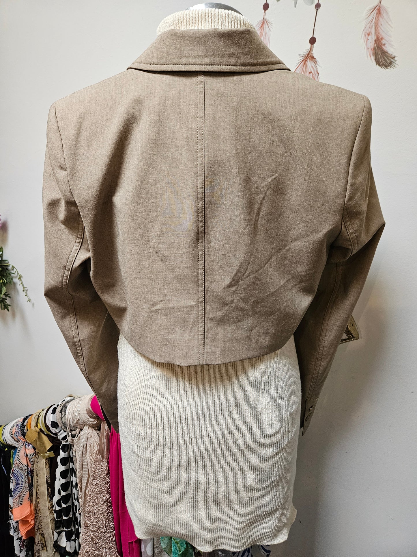 Zara, cropped jacket, size M