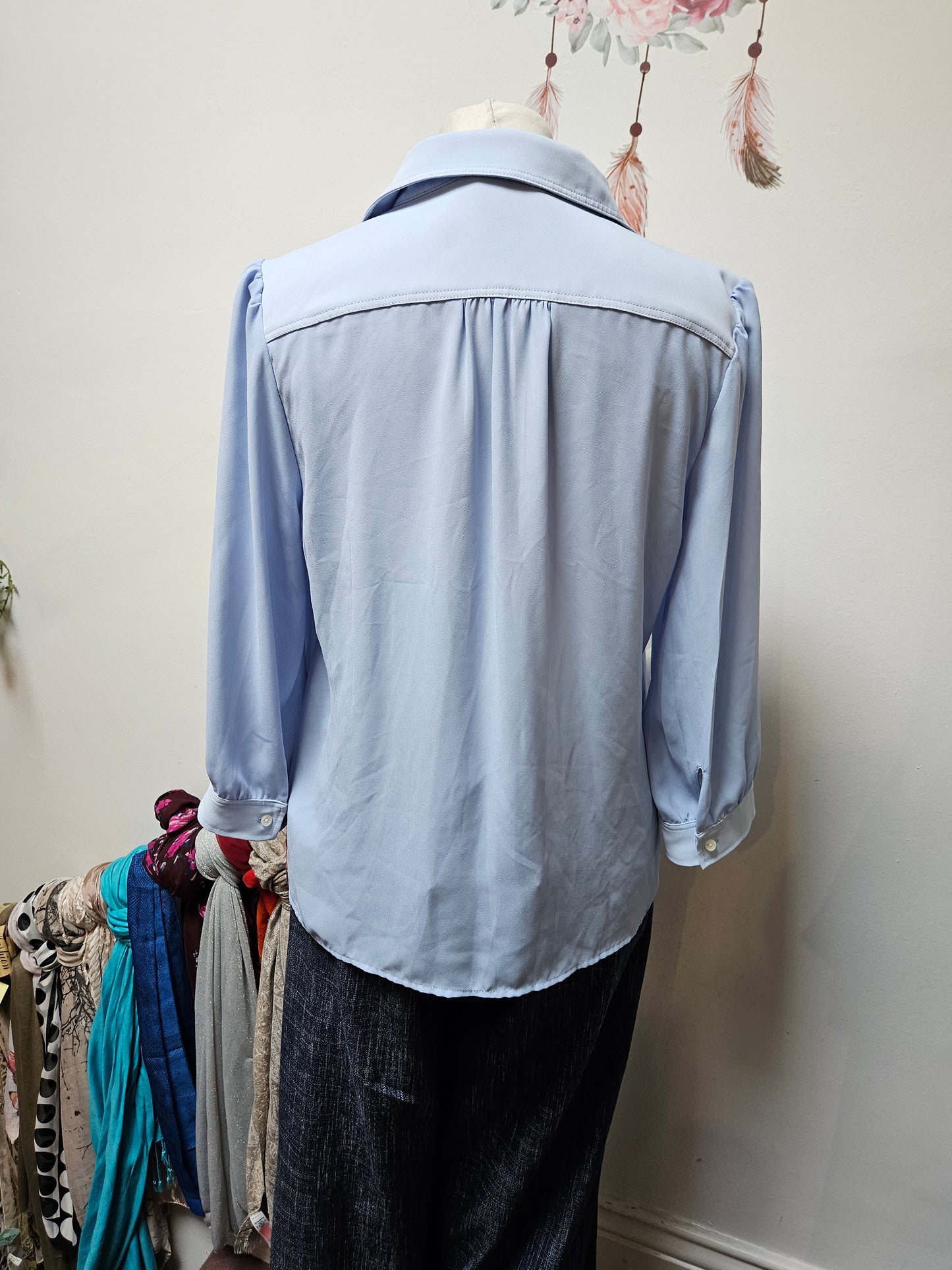 Tommy Hilfiger, button down blouse, size 8