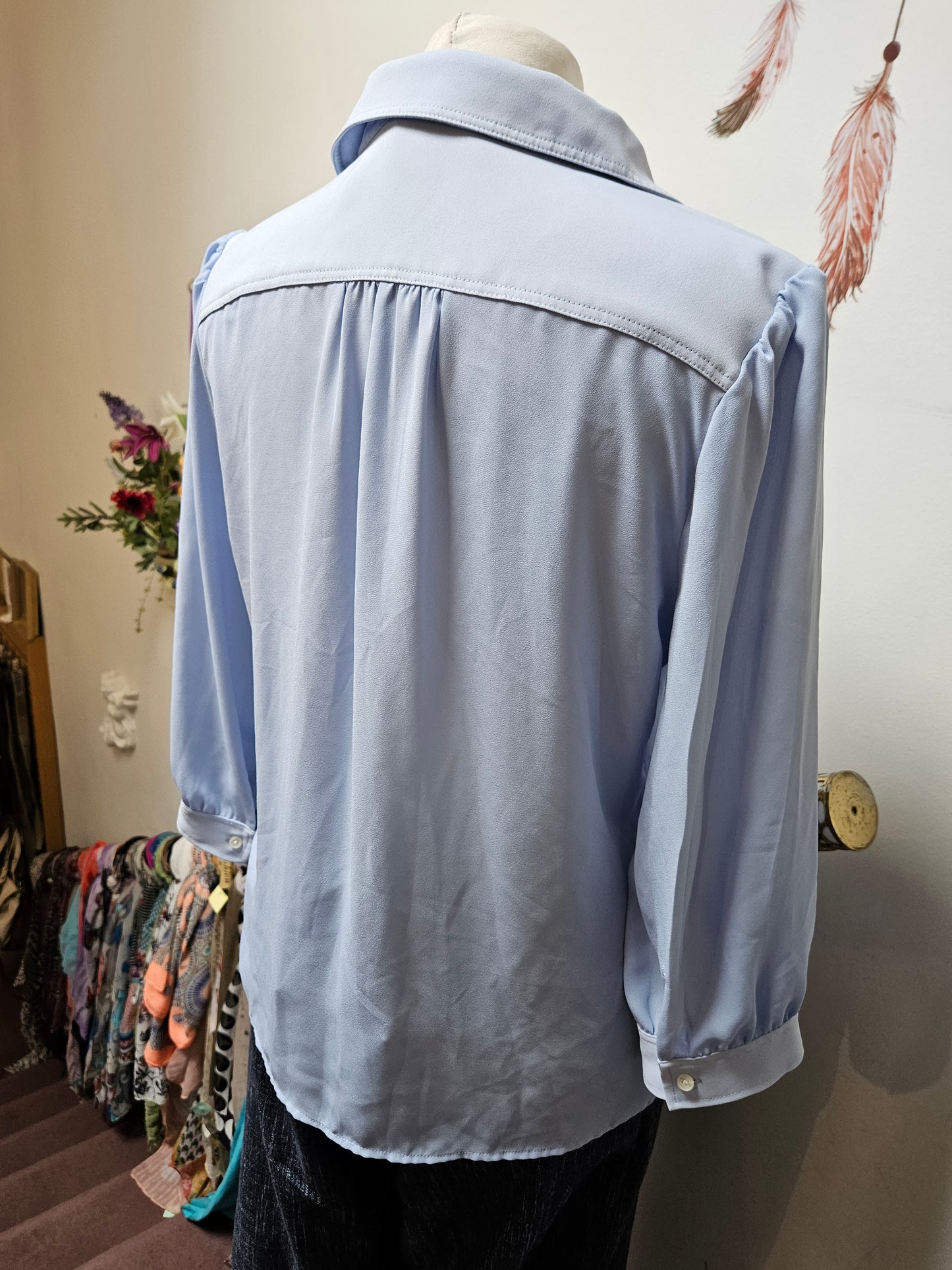 Tommy Hilfiger, button down blouse, size 8
