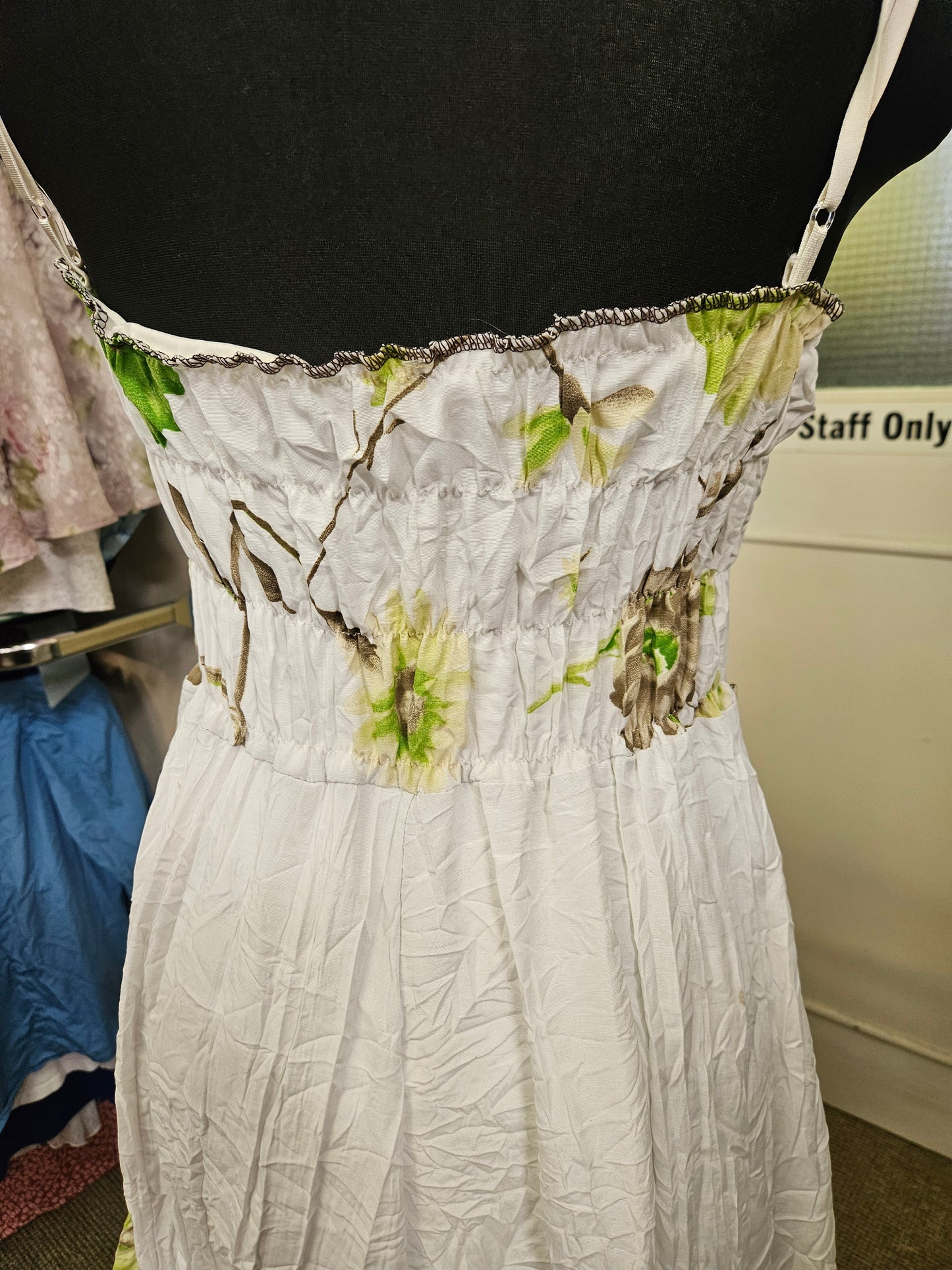 Y2K style dress, with flower detail, size M