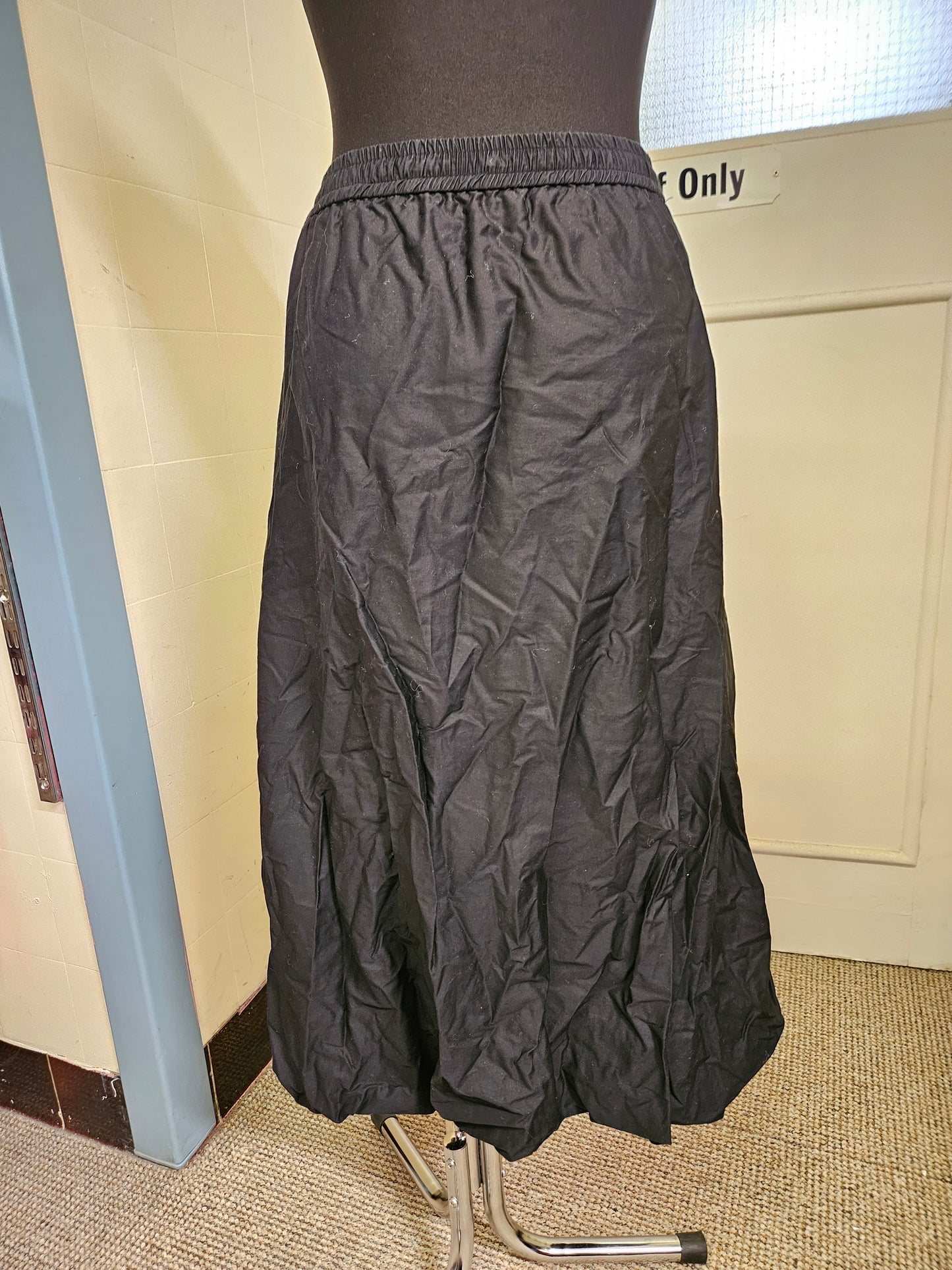 Zara, black cargo skirt, size S