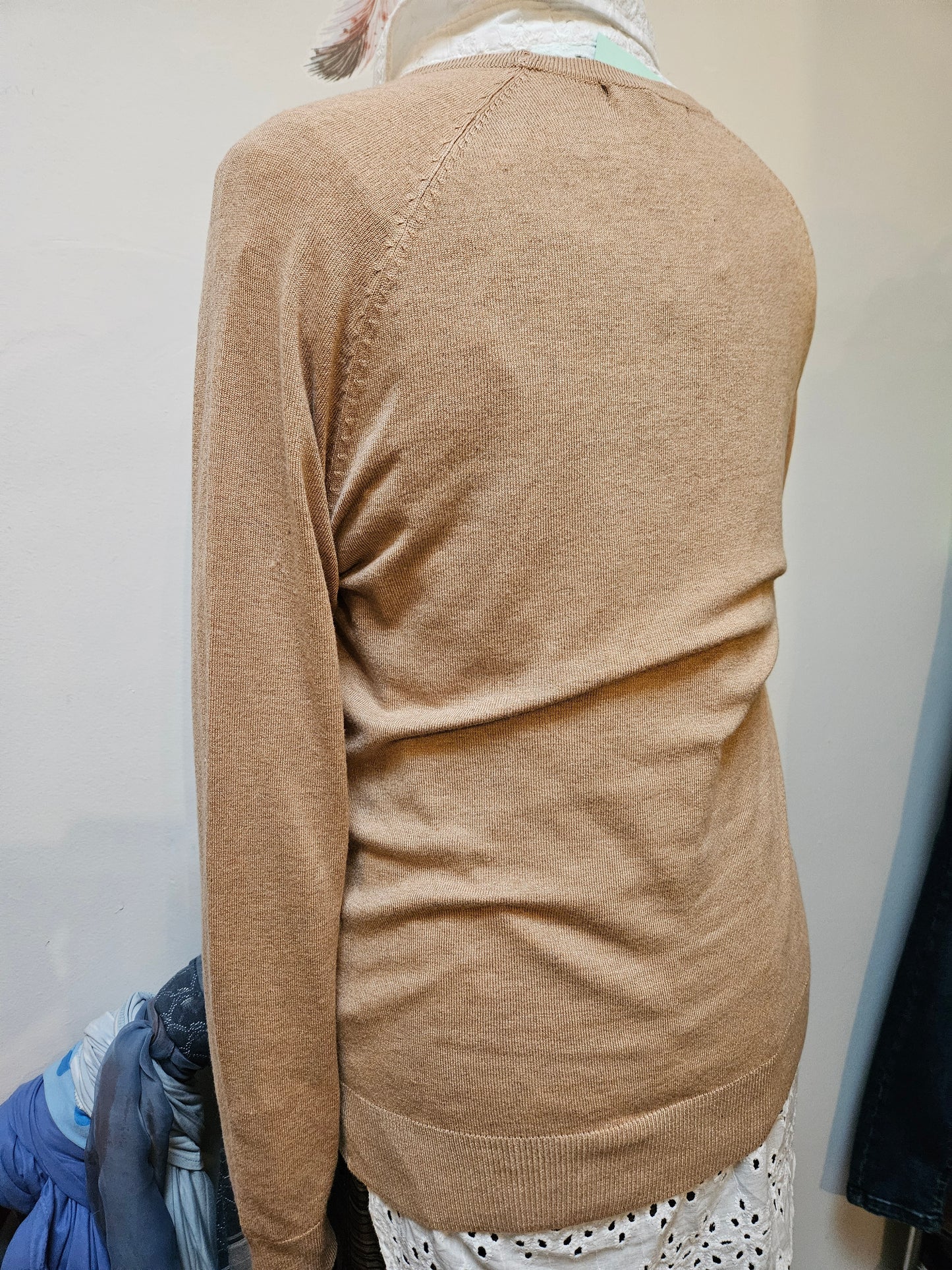 Dunnes, beige, basic jumper, size M