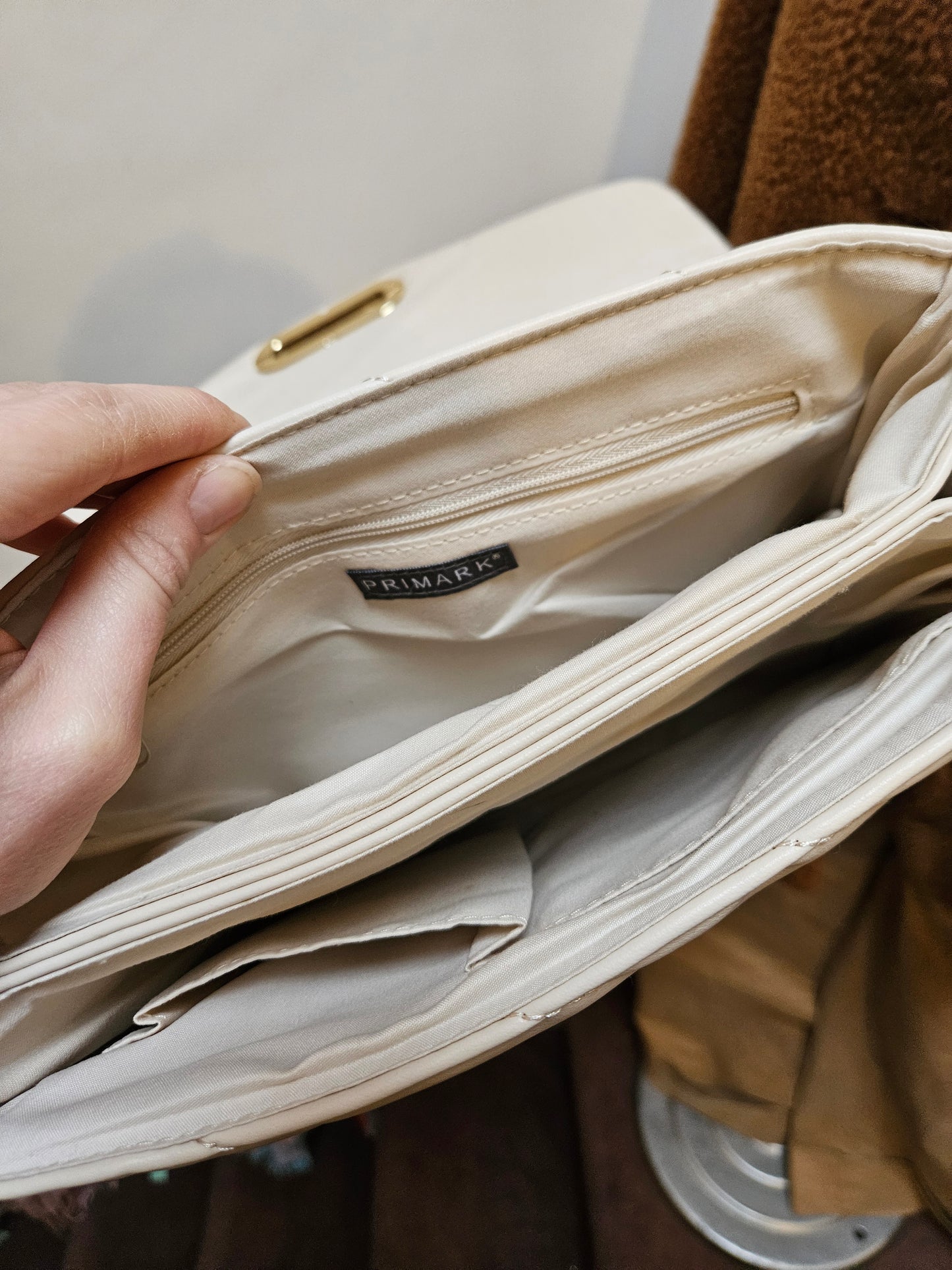Primark, nude bag, chain handles