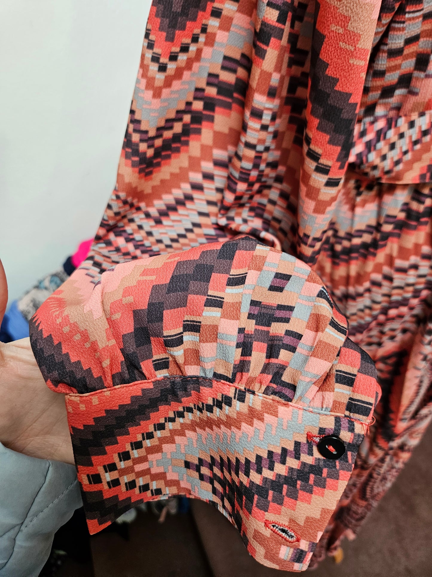 Gallery, patterned maci dress, size 18