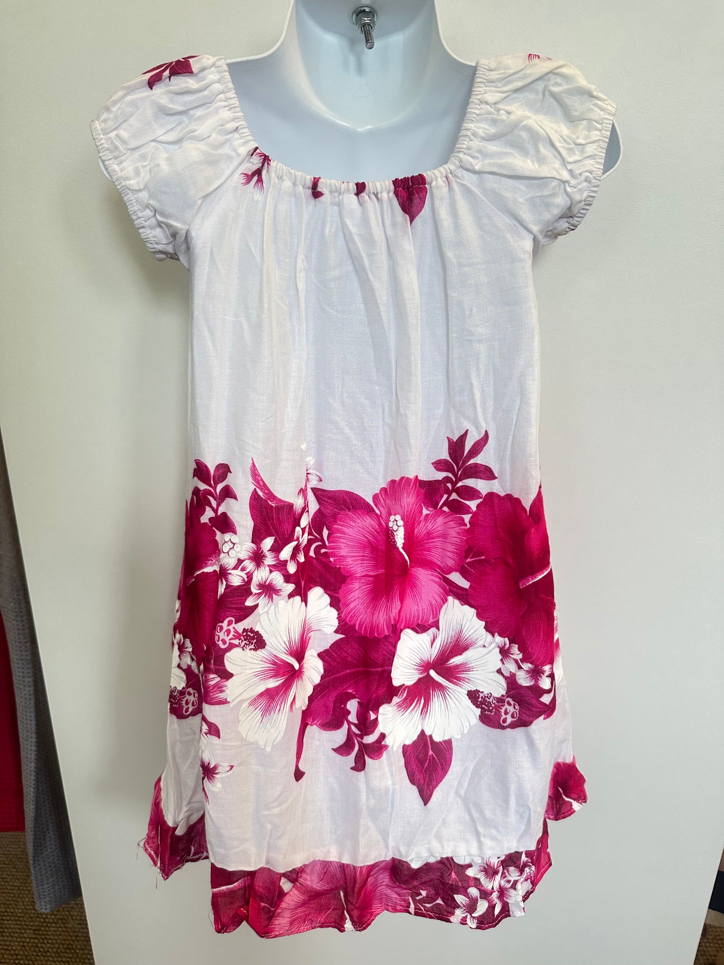 Pink & White Dress Best Fit Age 1-2