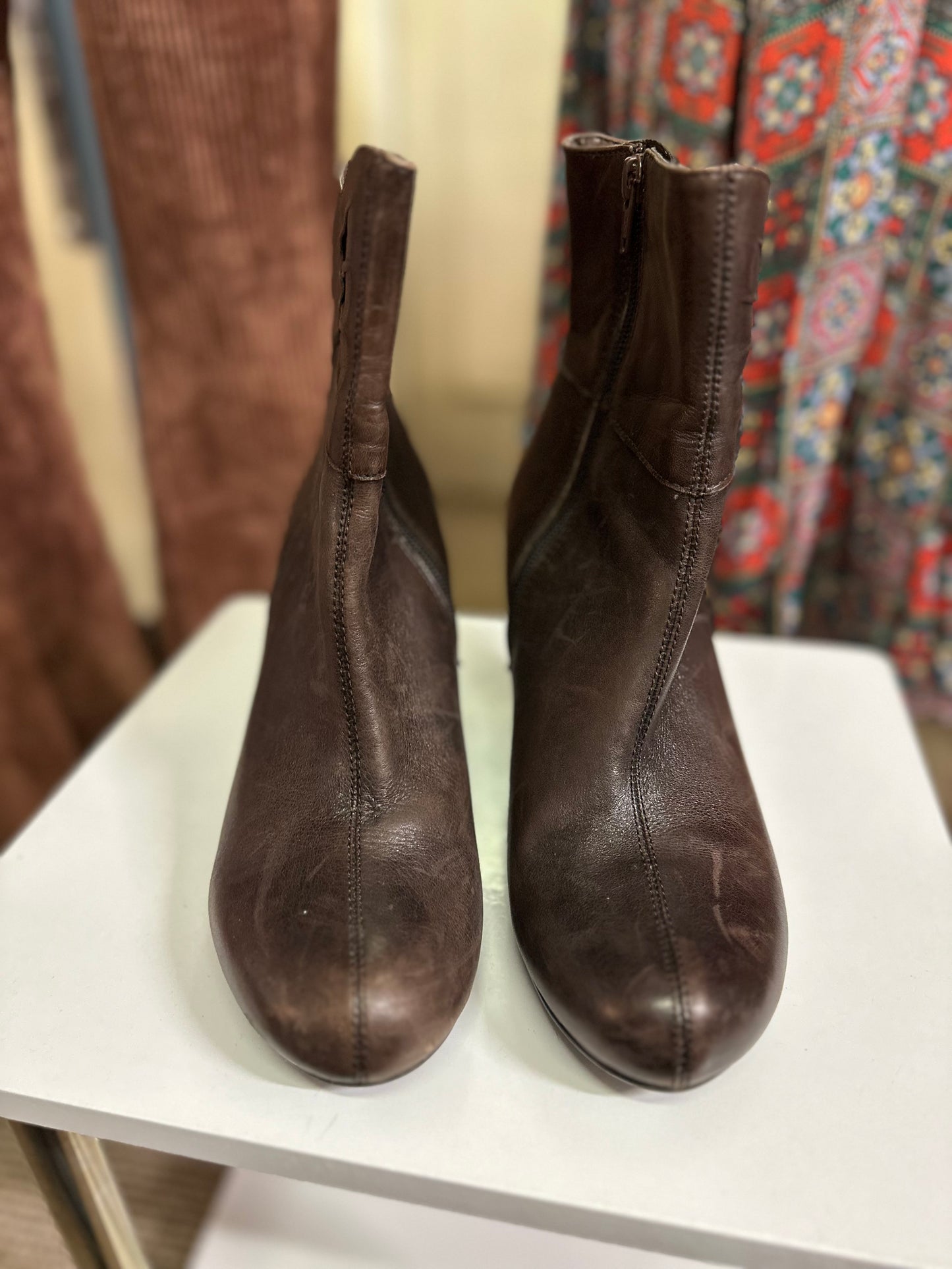 Hush Puppies Leather Boots Size 6