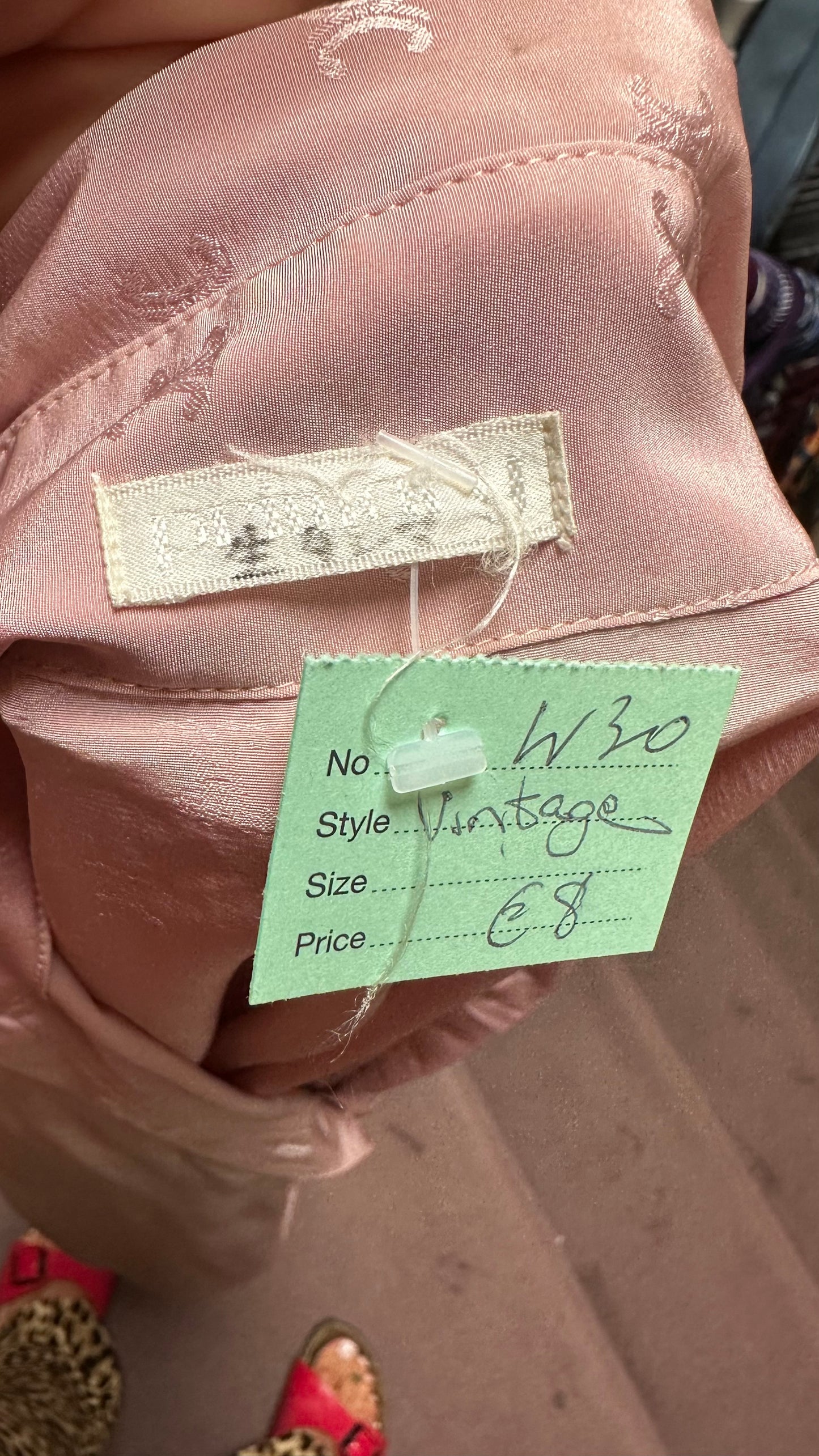 Blush a pink Vintage Blouse Size 10