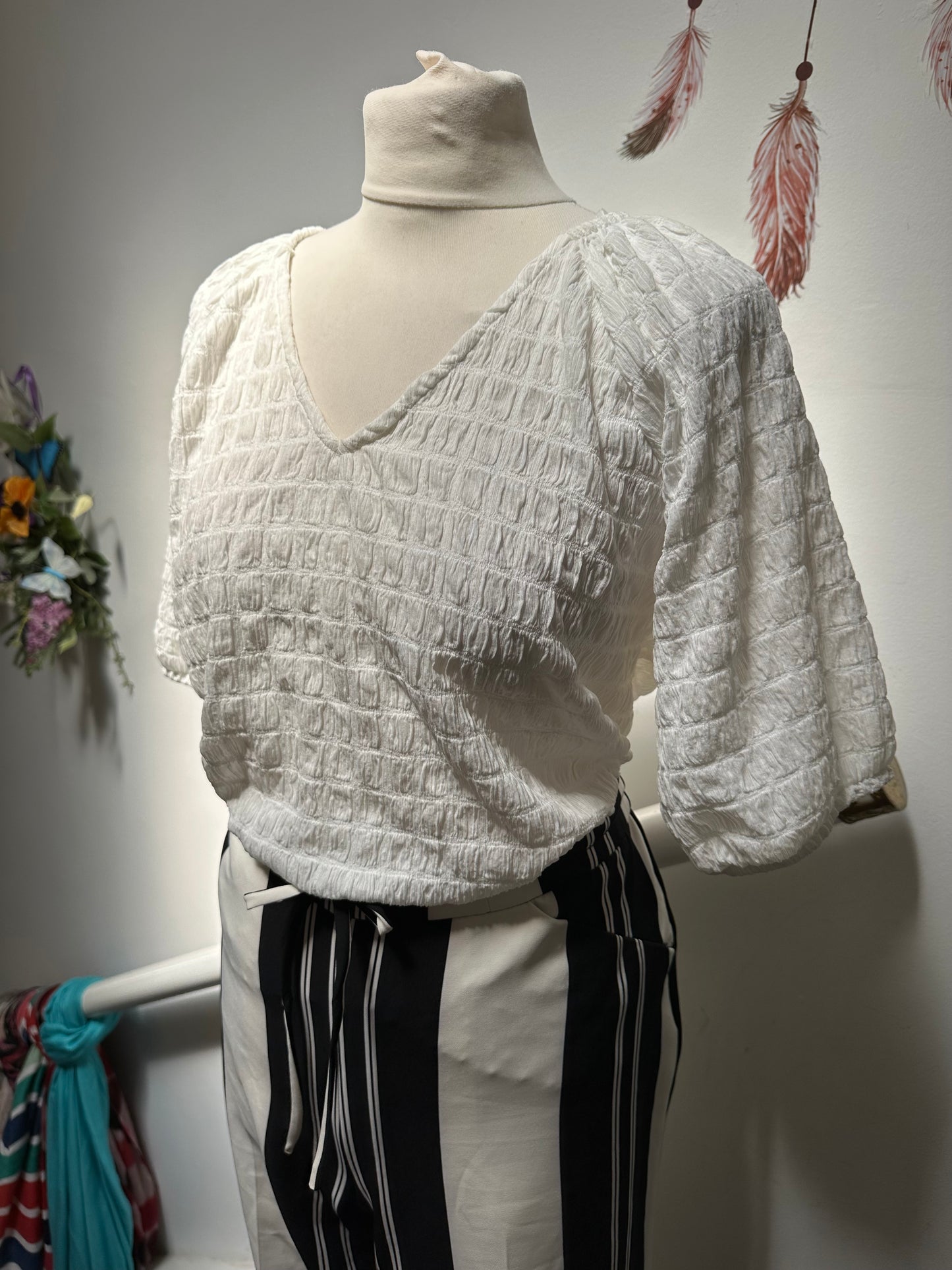 Papaya White Top Size 16