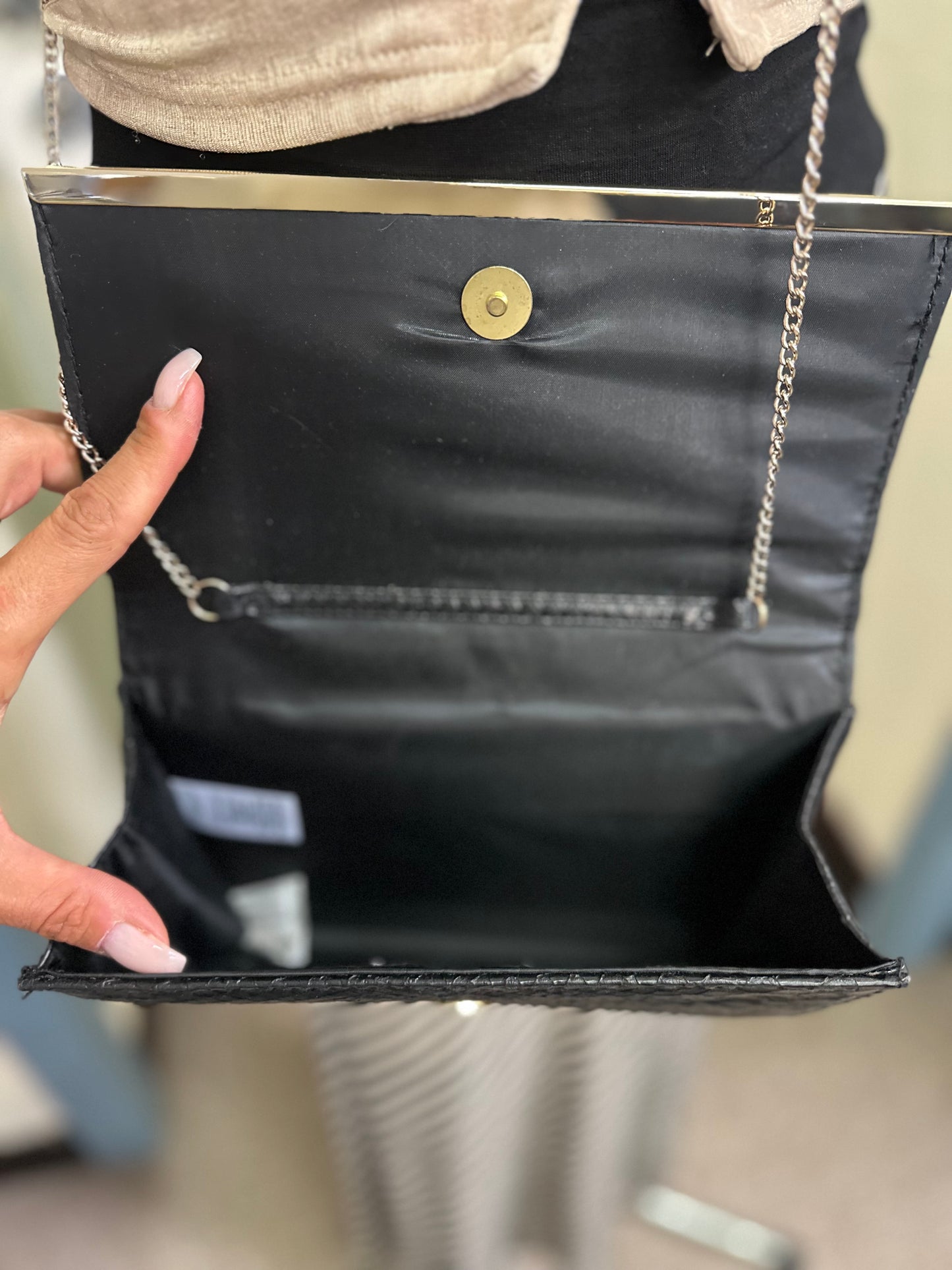 New Look Clutch with Chain Strap