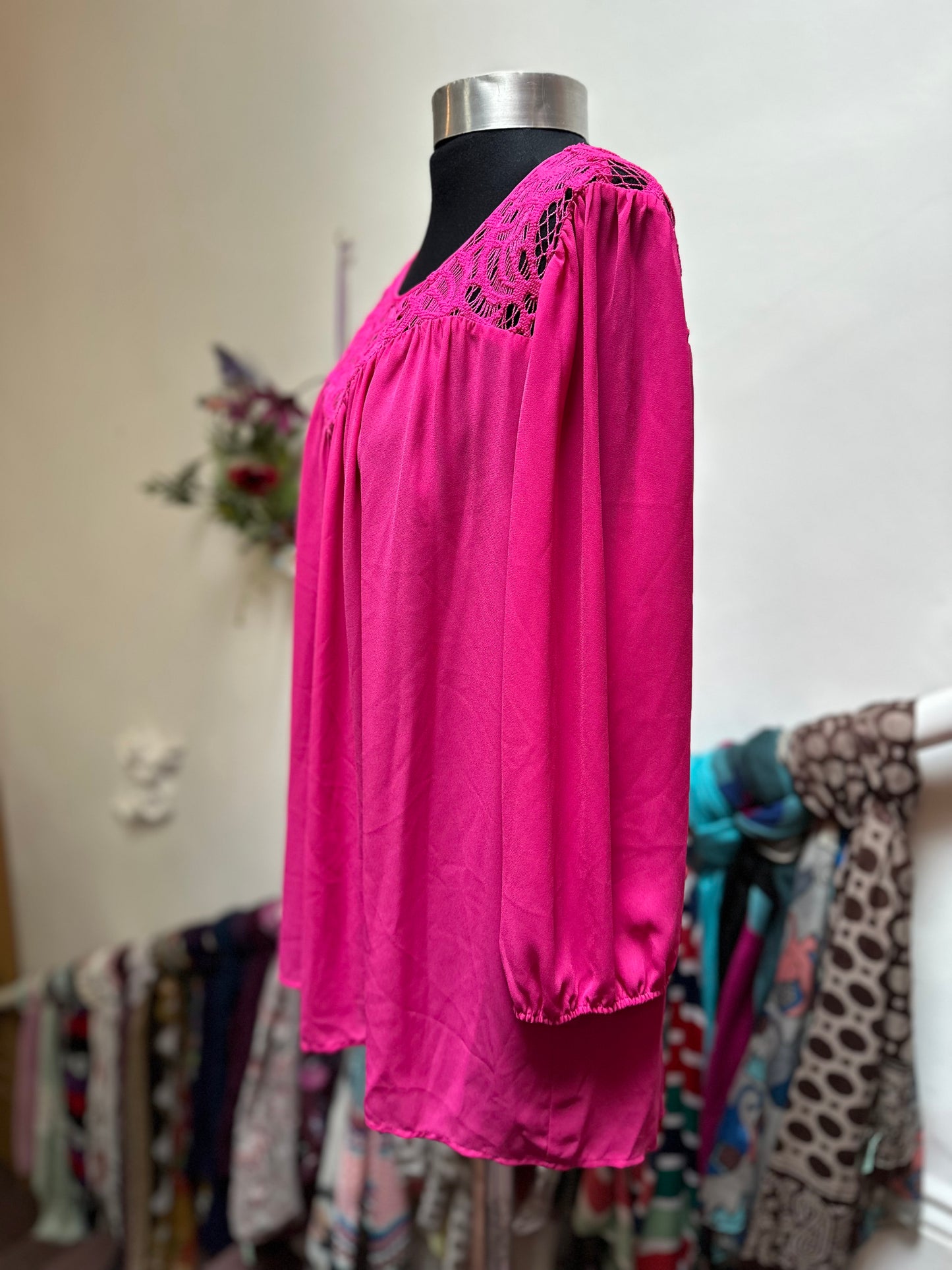 Designer Worthington Pink Top Size XL