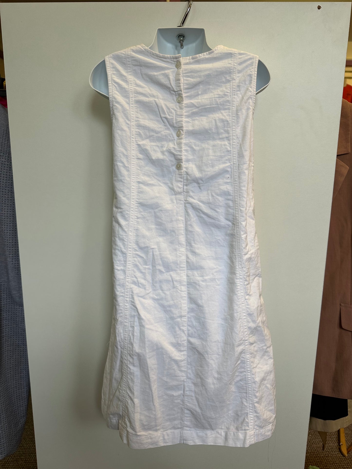 Designer Feu Pollet 100% Cotton Dress Age 7-8