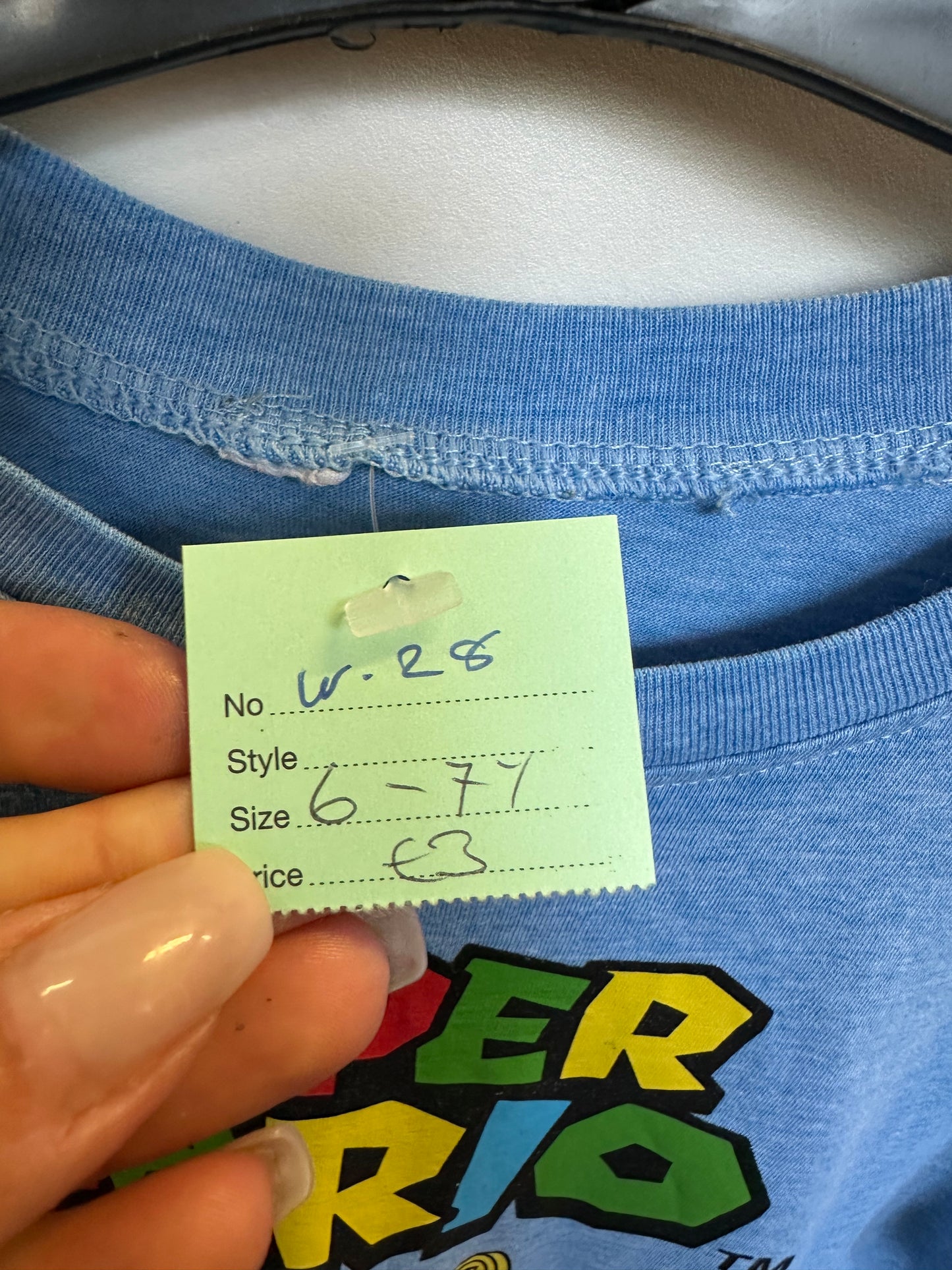 Super Mario Tee Age 6-7