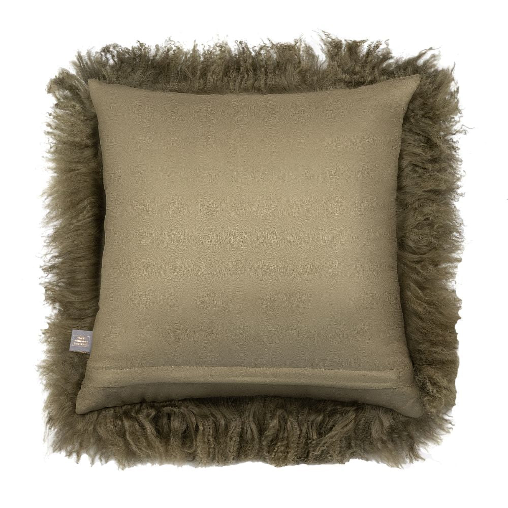 Scatterbox Sheepskin Cushions ChocolateBrown Colour, As New (2 Available) RRP €77 each!!! Price per cushion