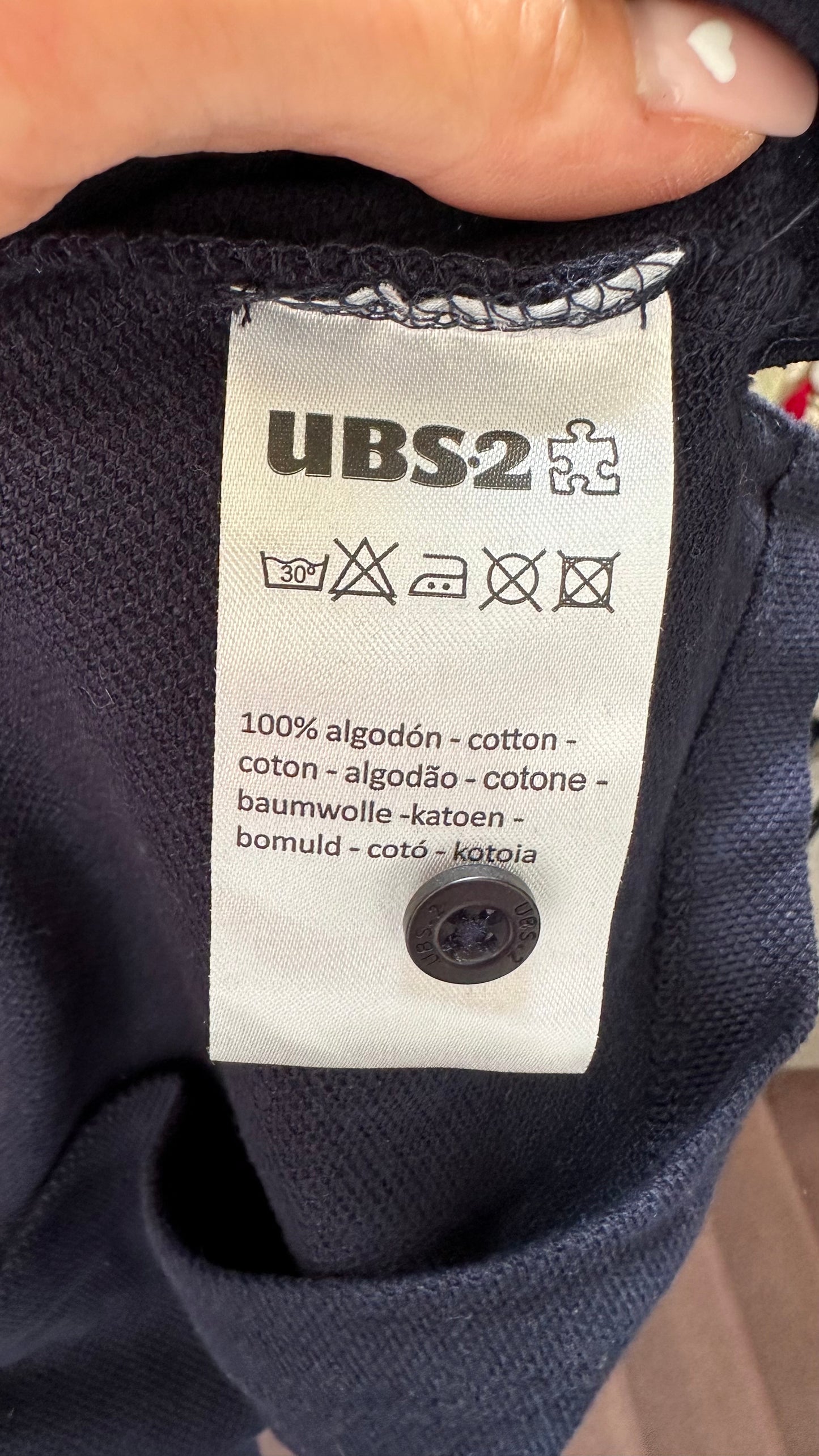 UBS2 100% Cotton Polo Shirt Age 6-7