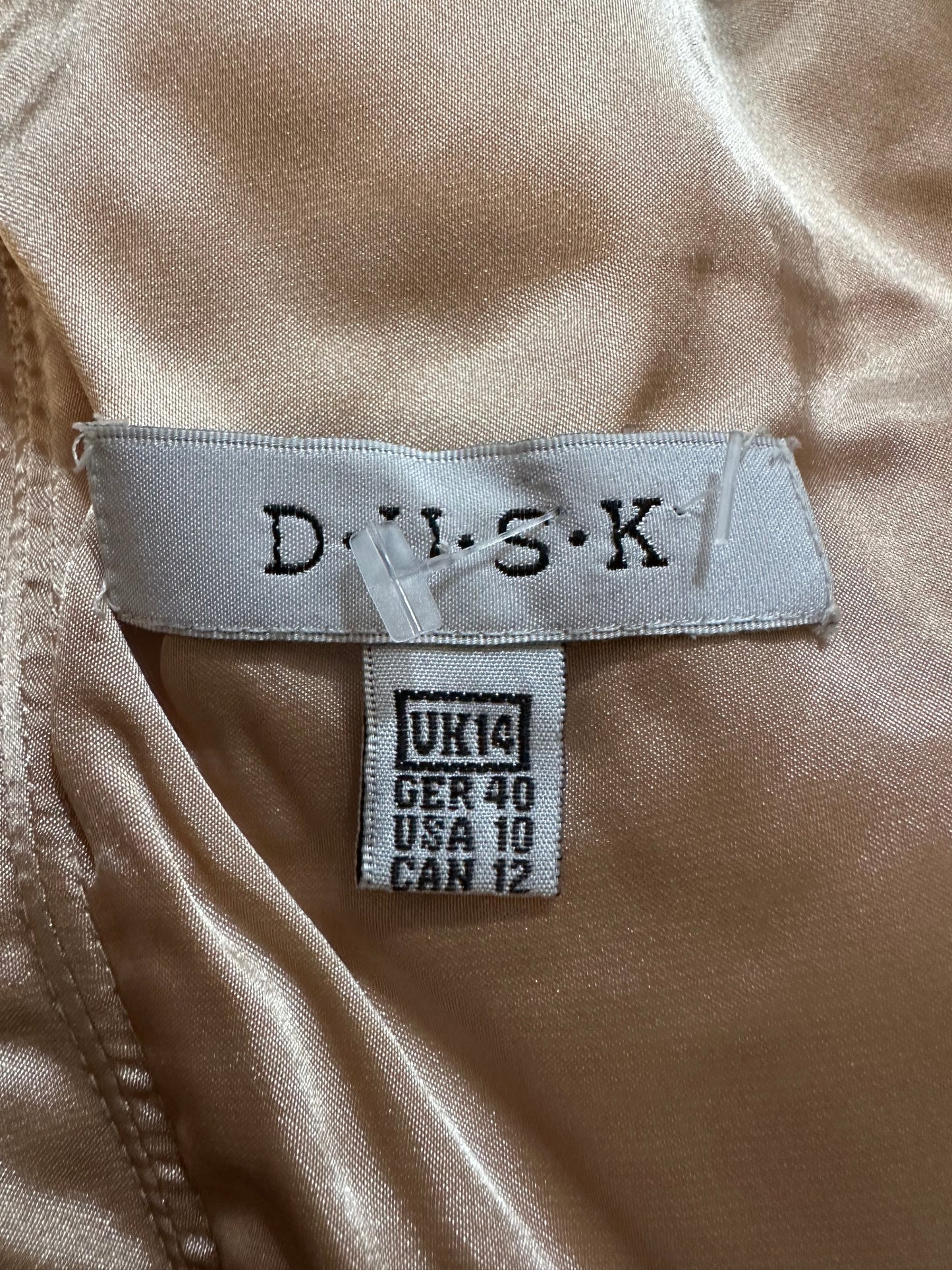 Designer Dusk Bustier Lace Dress Size 14 but small fitting, more like a 10/12