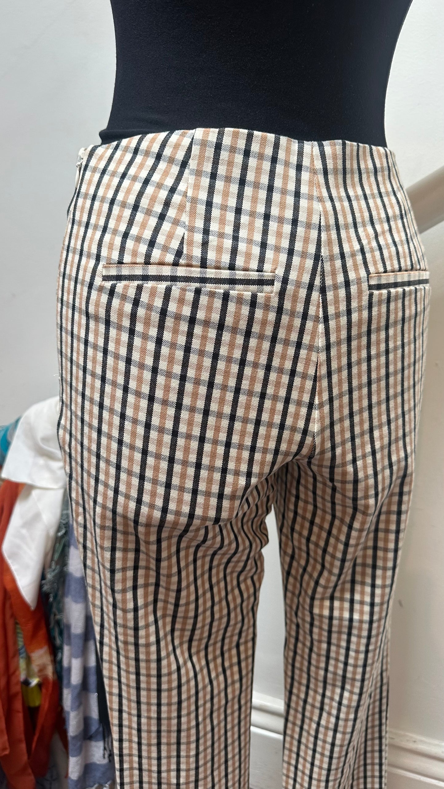 A New Day Check Tailored Trousers Size 8/10