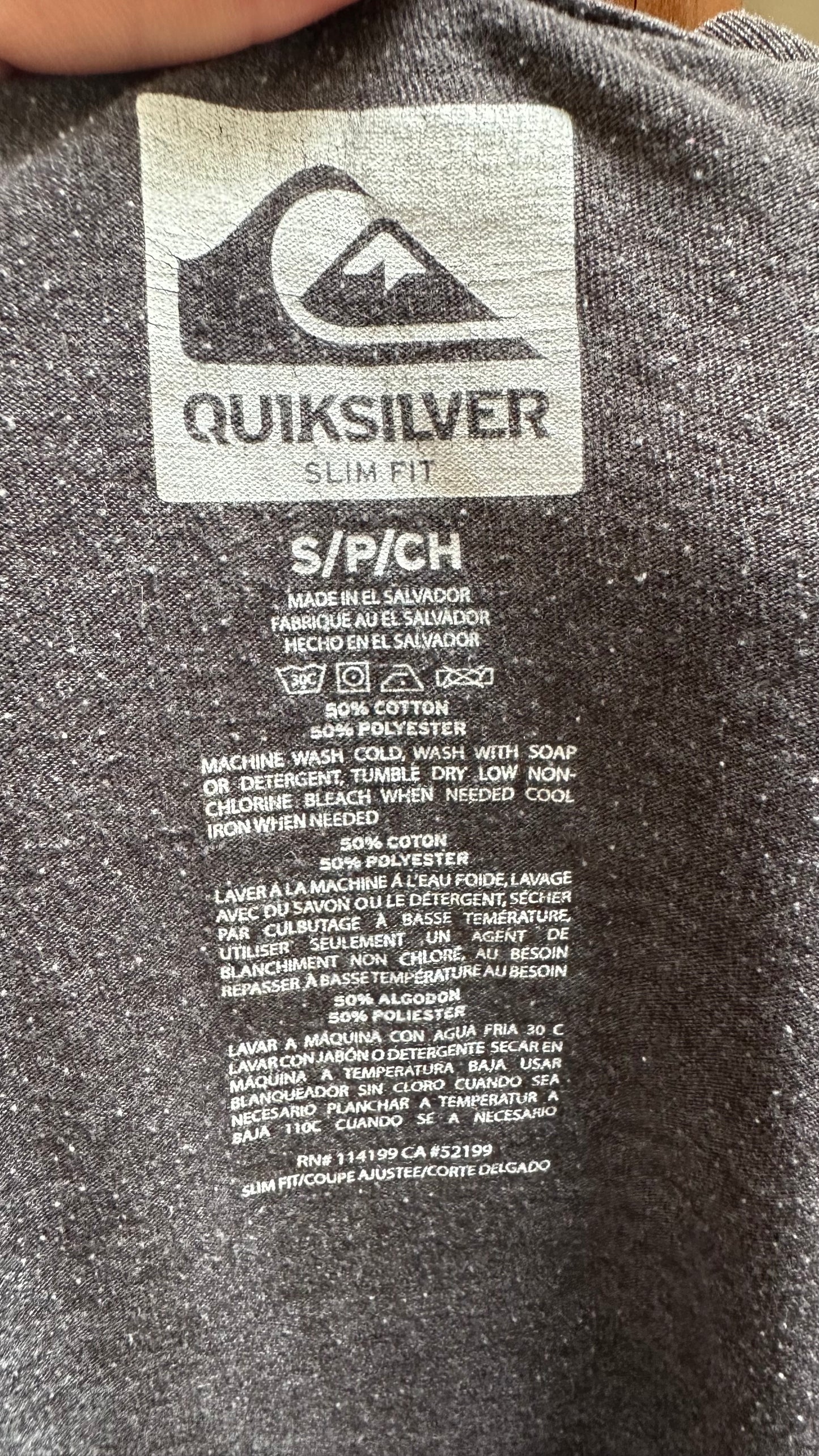 Quicksilver Tshirt Size S
