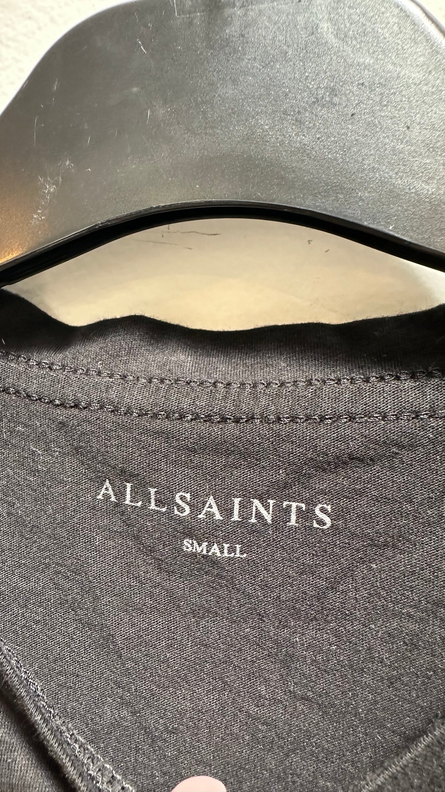 Designer All Saints 100% Cotton Tshirt Size S