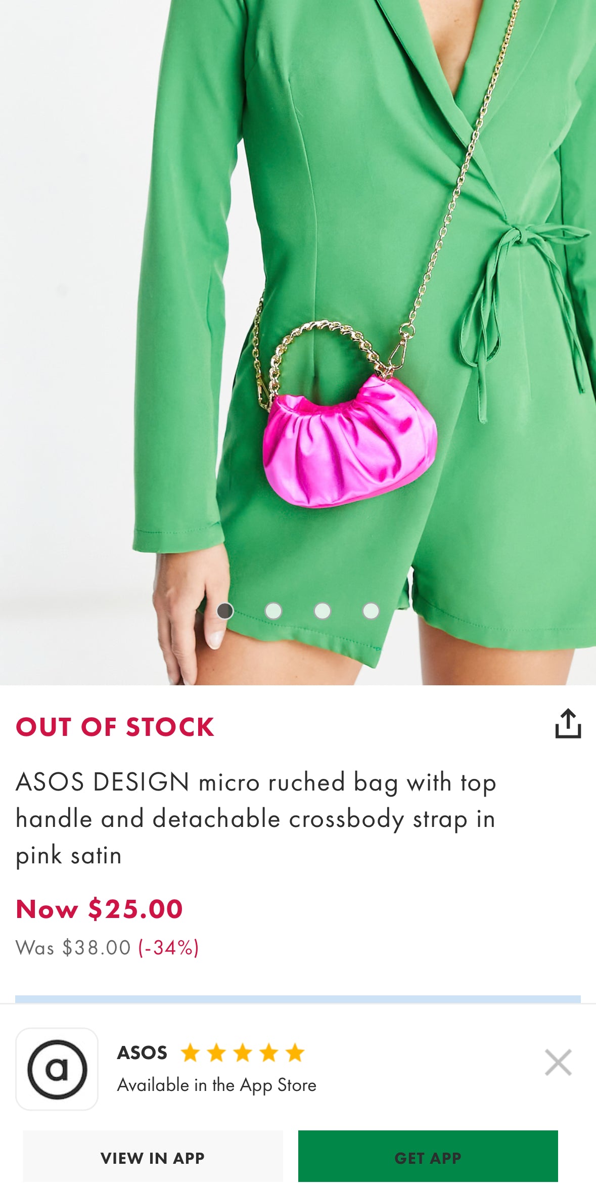 Asos Mini Pink Bag