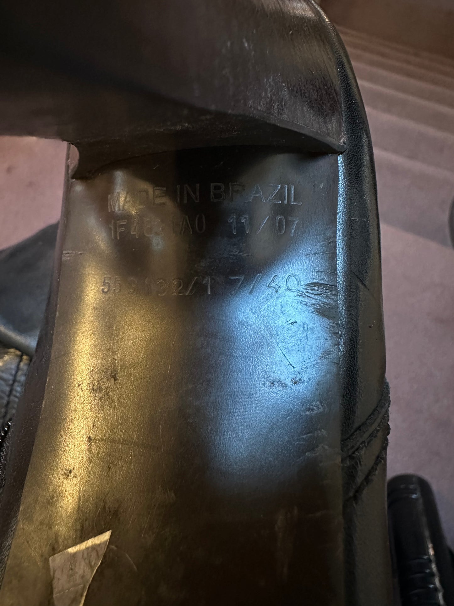 River Island Long Leather Boots Size 6.5