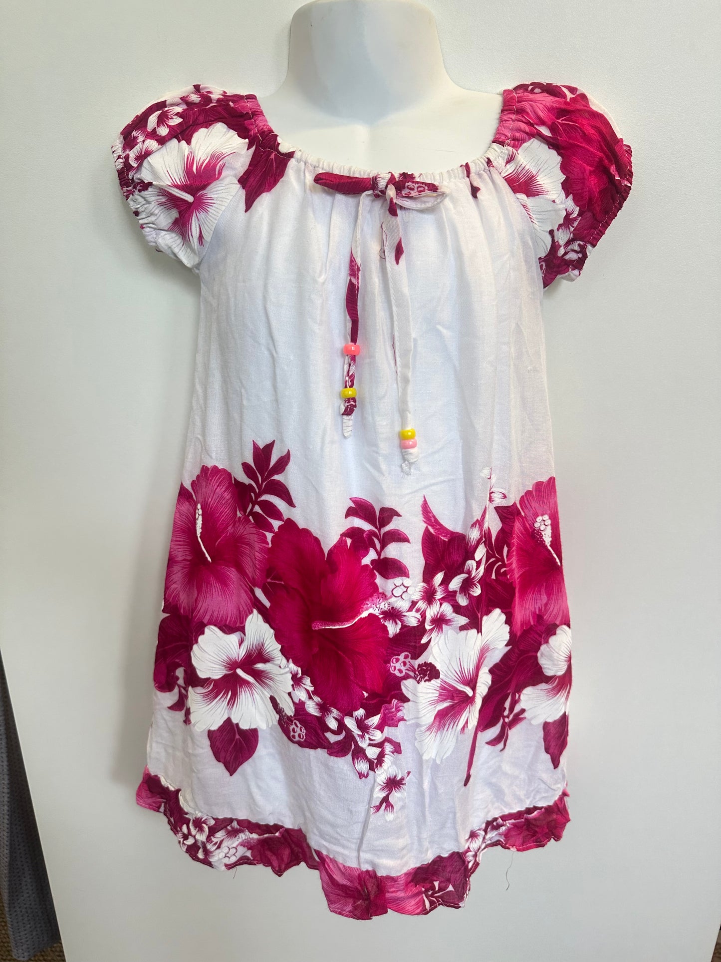Pink & White Dress Best Fit Age 1-2