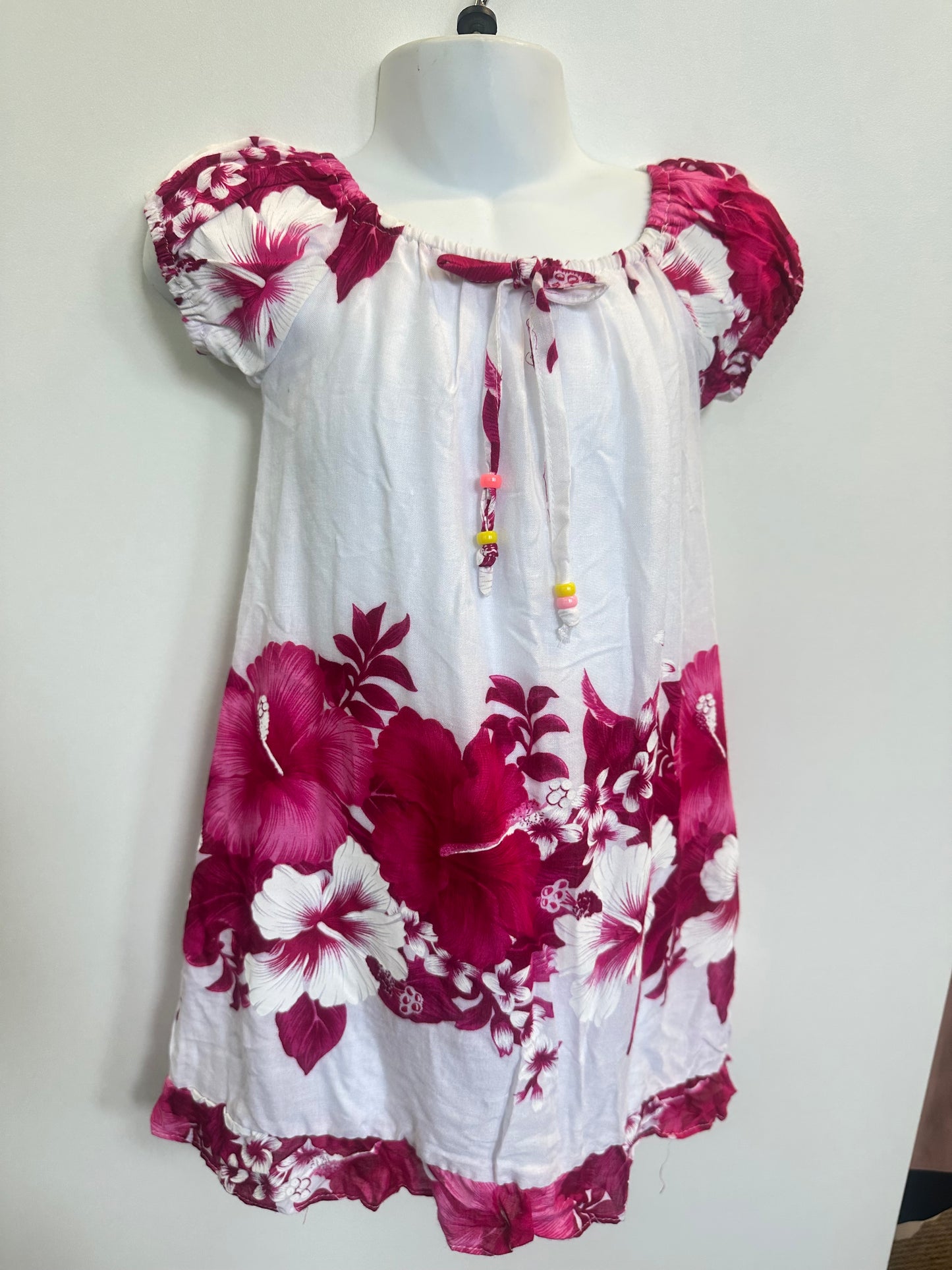 Pink & White Dress Best Fit Age 1-2