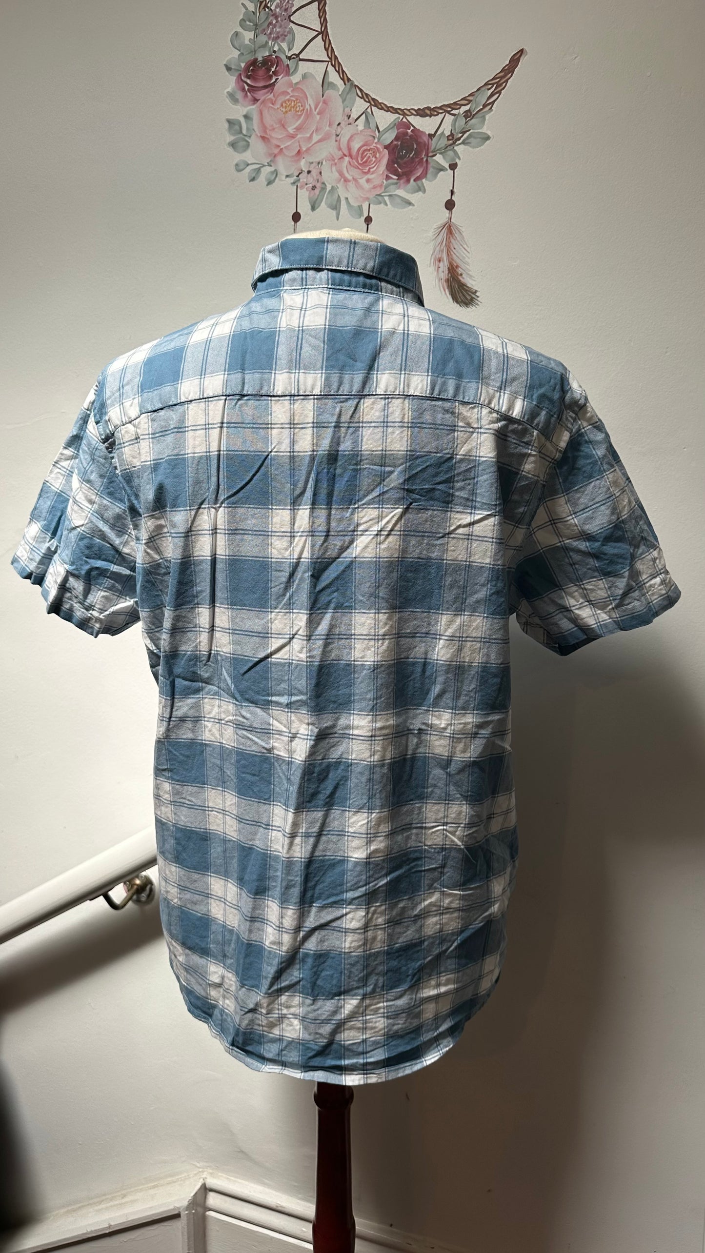 Peacocks Check Shirt Size XL