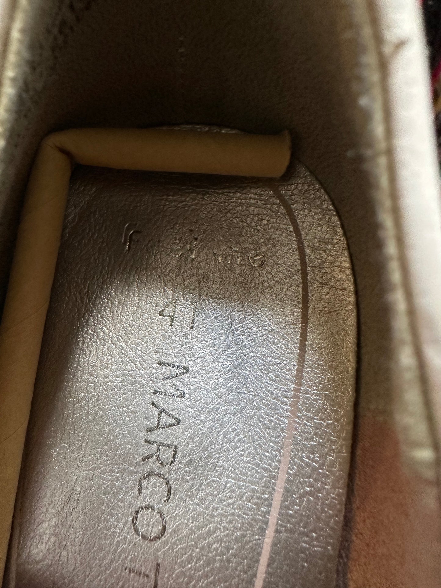 Marco Tozzi Cream Plateau Pumps New with Box Size 41