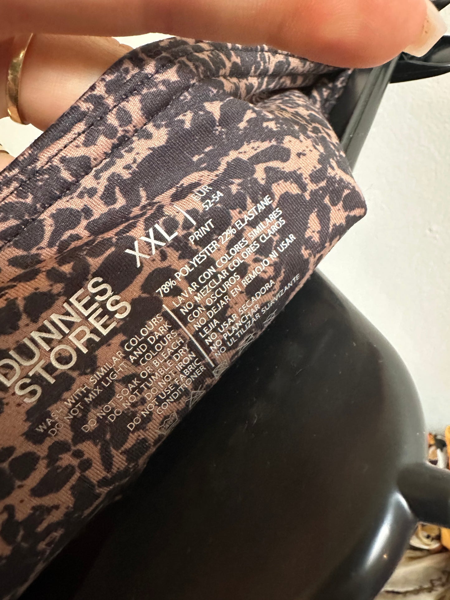 Dunnes Leopard Print Leggings Size XXL