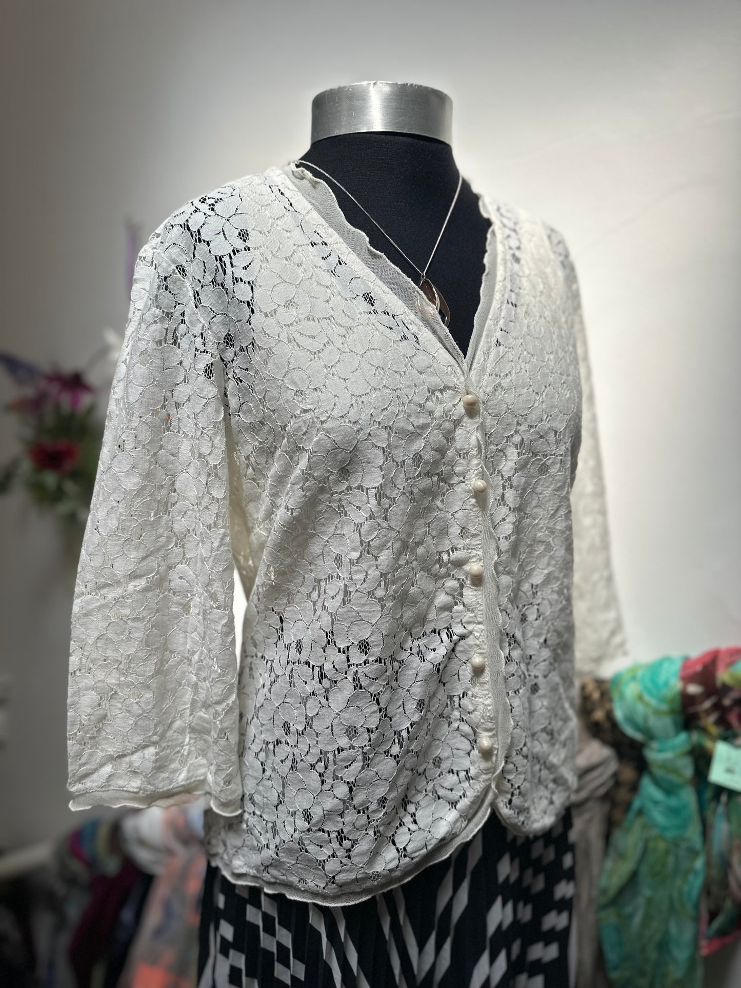 Dunnes Lace Cardigan Size 14