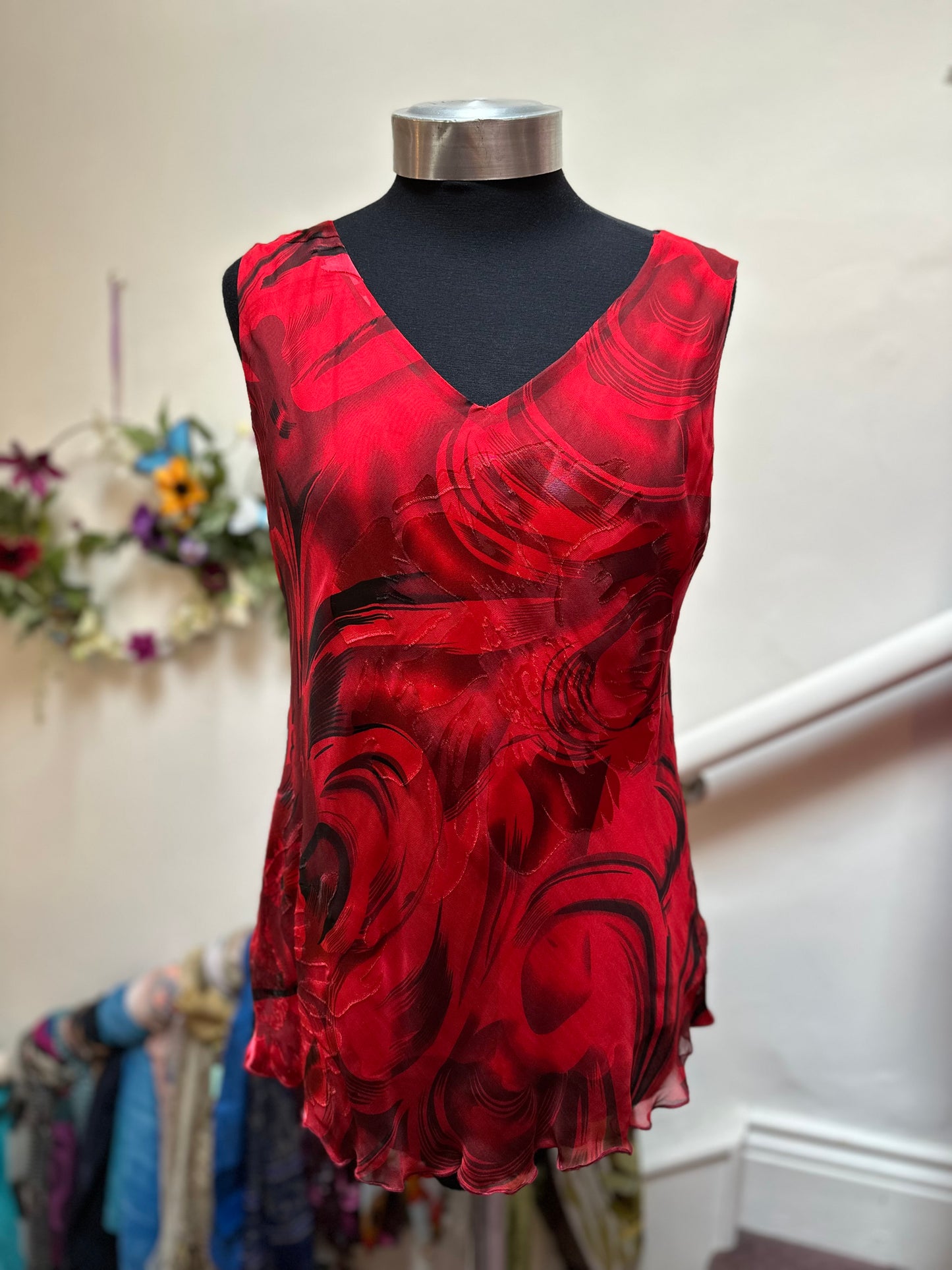 Designer - Allison 2 Piece 100% Silk Size 12/14