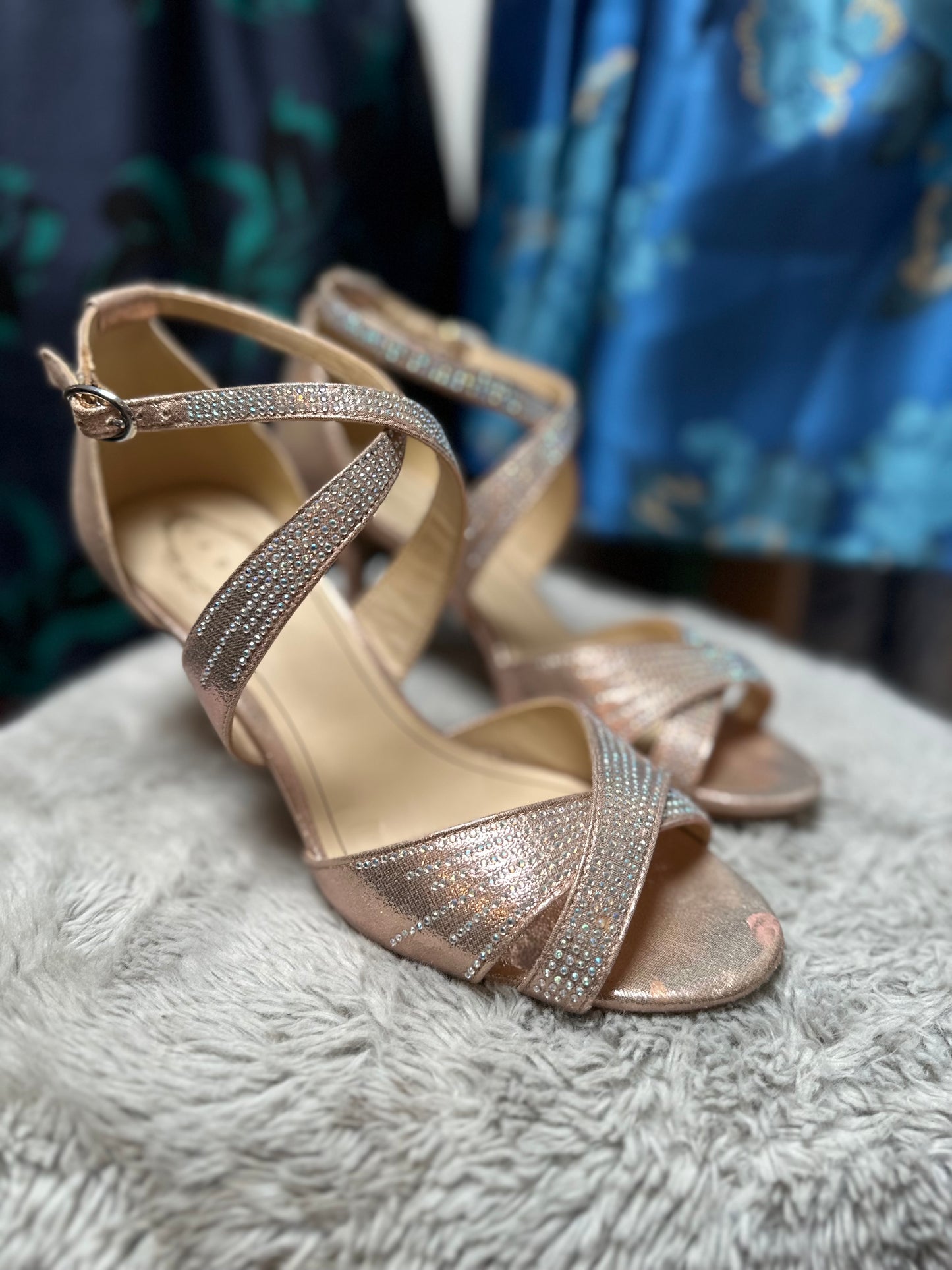 Debut Rose Gold Sandals Size 7