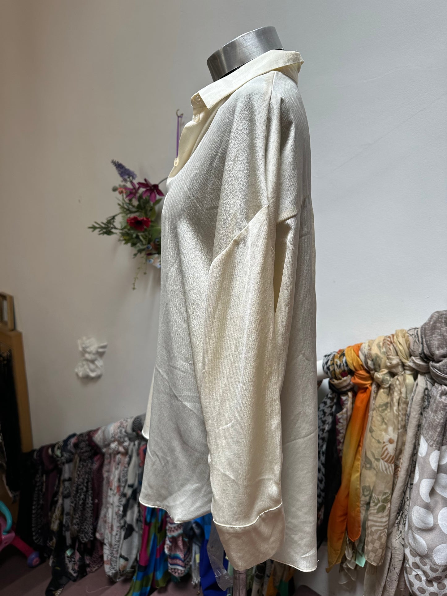 Primark Cream Blouse Size 12