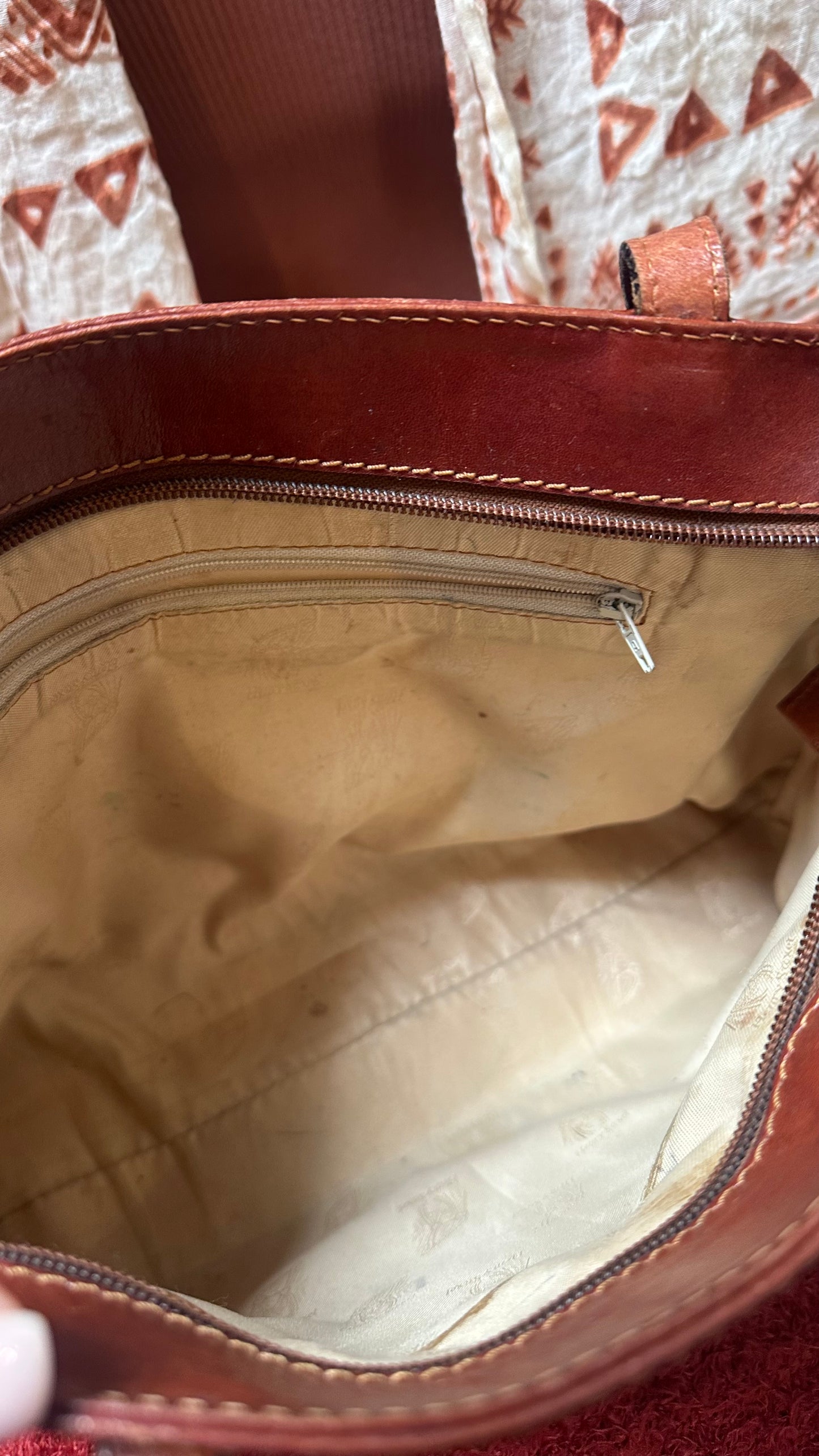Vintage Henry Sarel Leather Bag