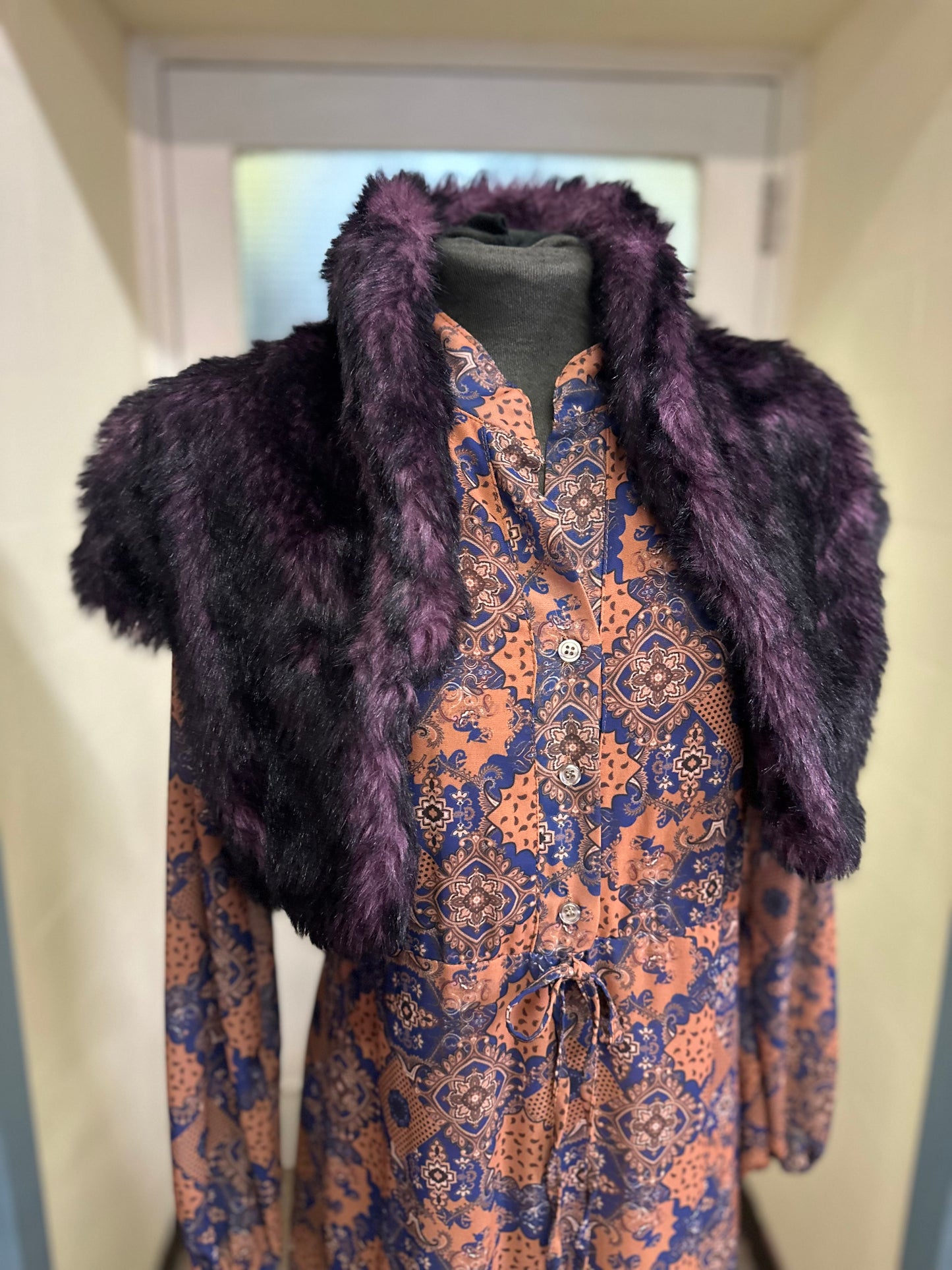 Faux Fur Bolero Size S