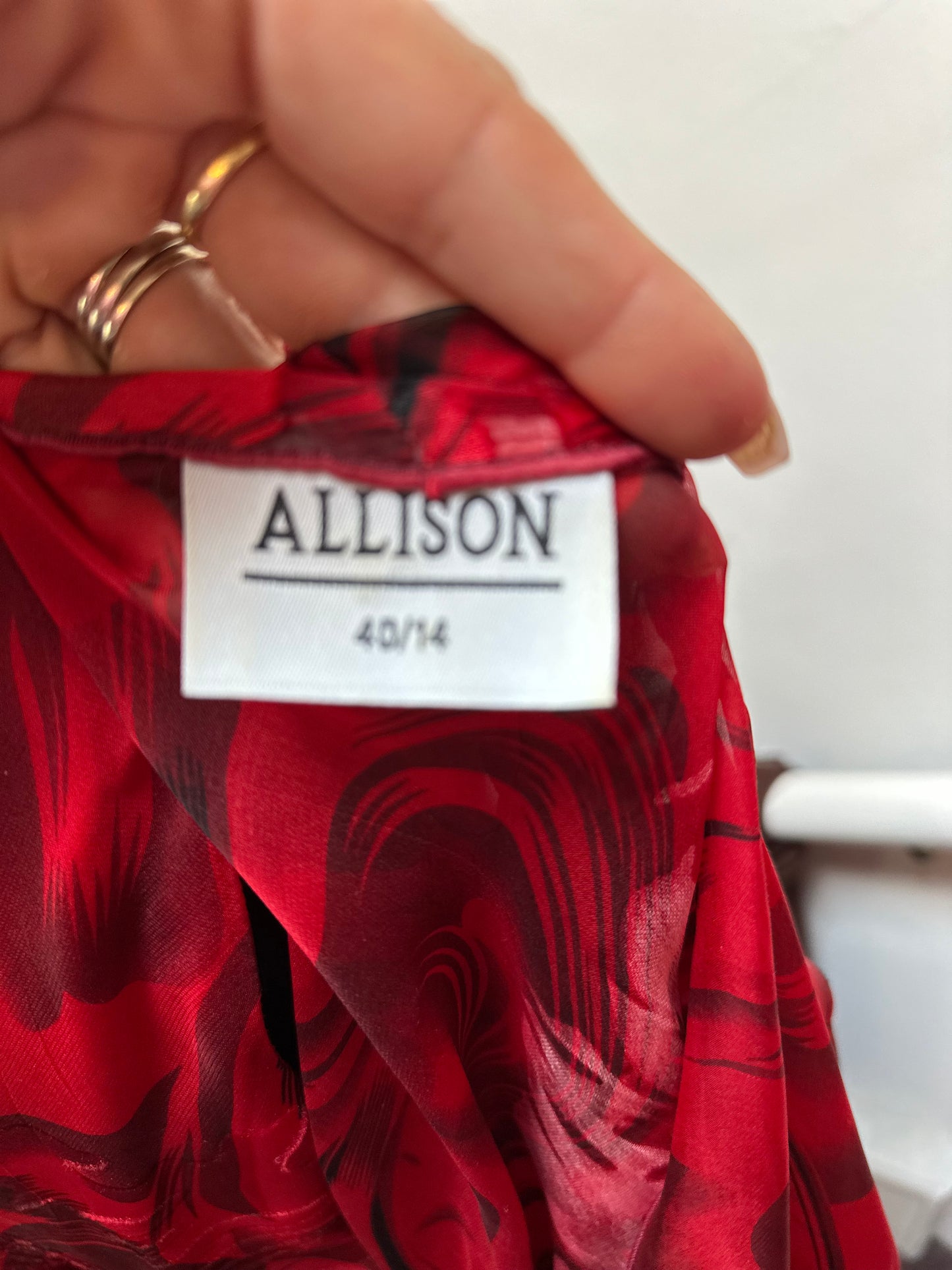 Designer - Allison 2 Piece 100% Silk Size 12/14