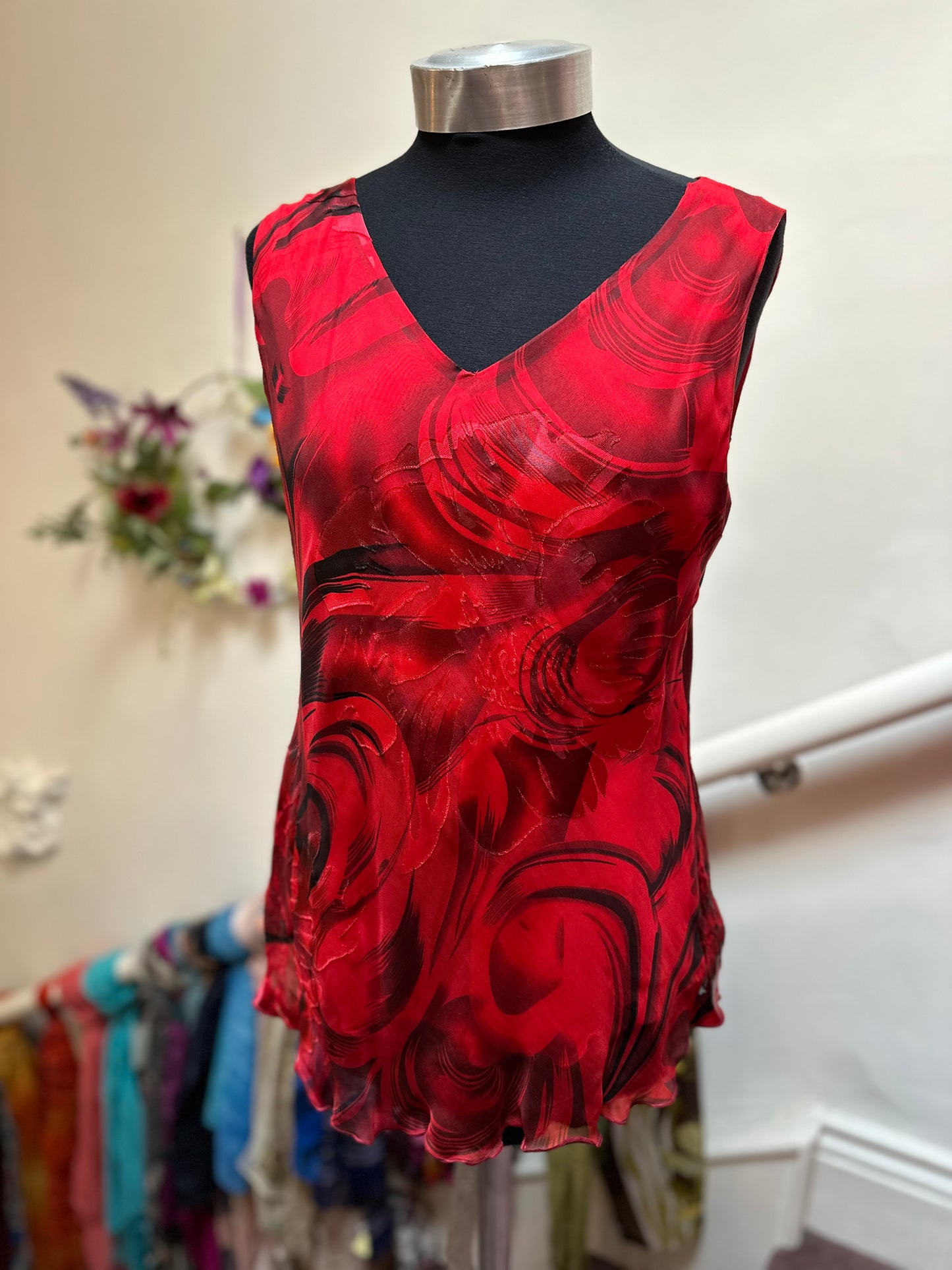Designer - Allison 2 Piece 100% Silk Size 12/14