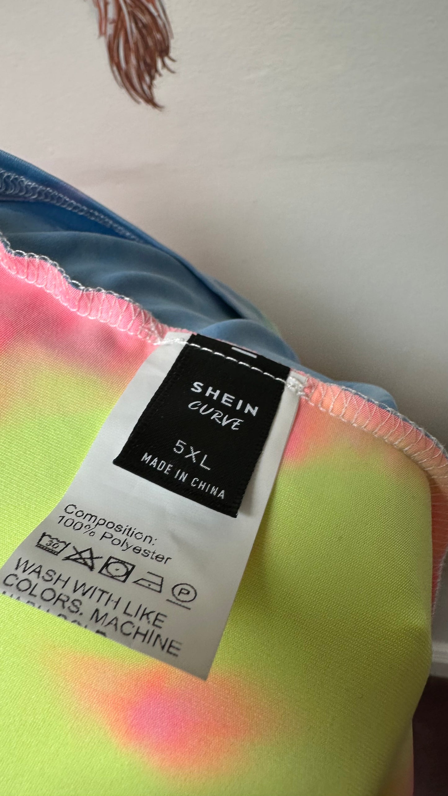Shein Tie Dye Top Size XL