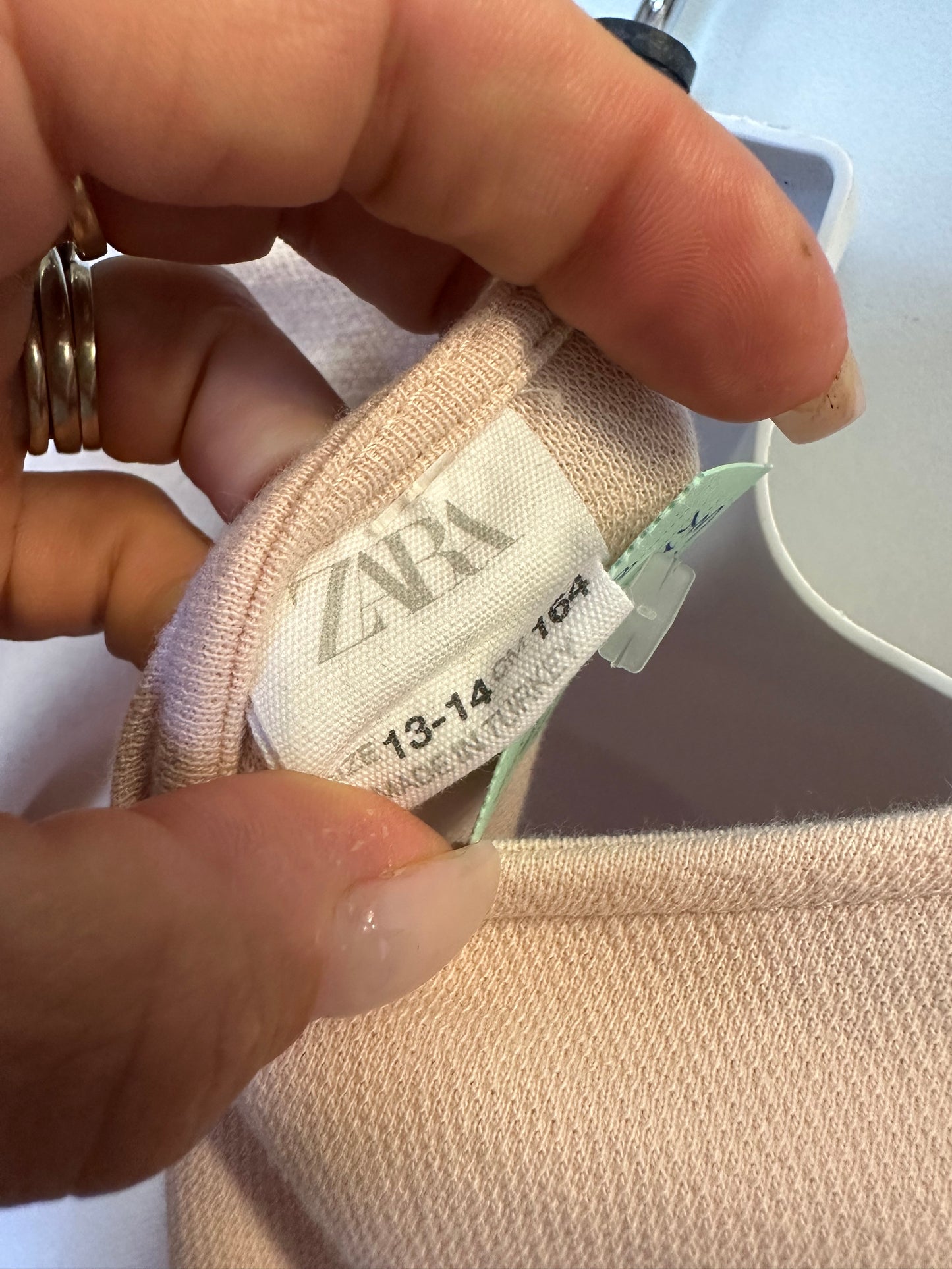 Zara Blush Pink Dress Age 13-14