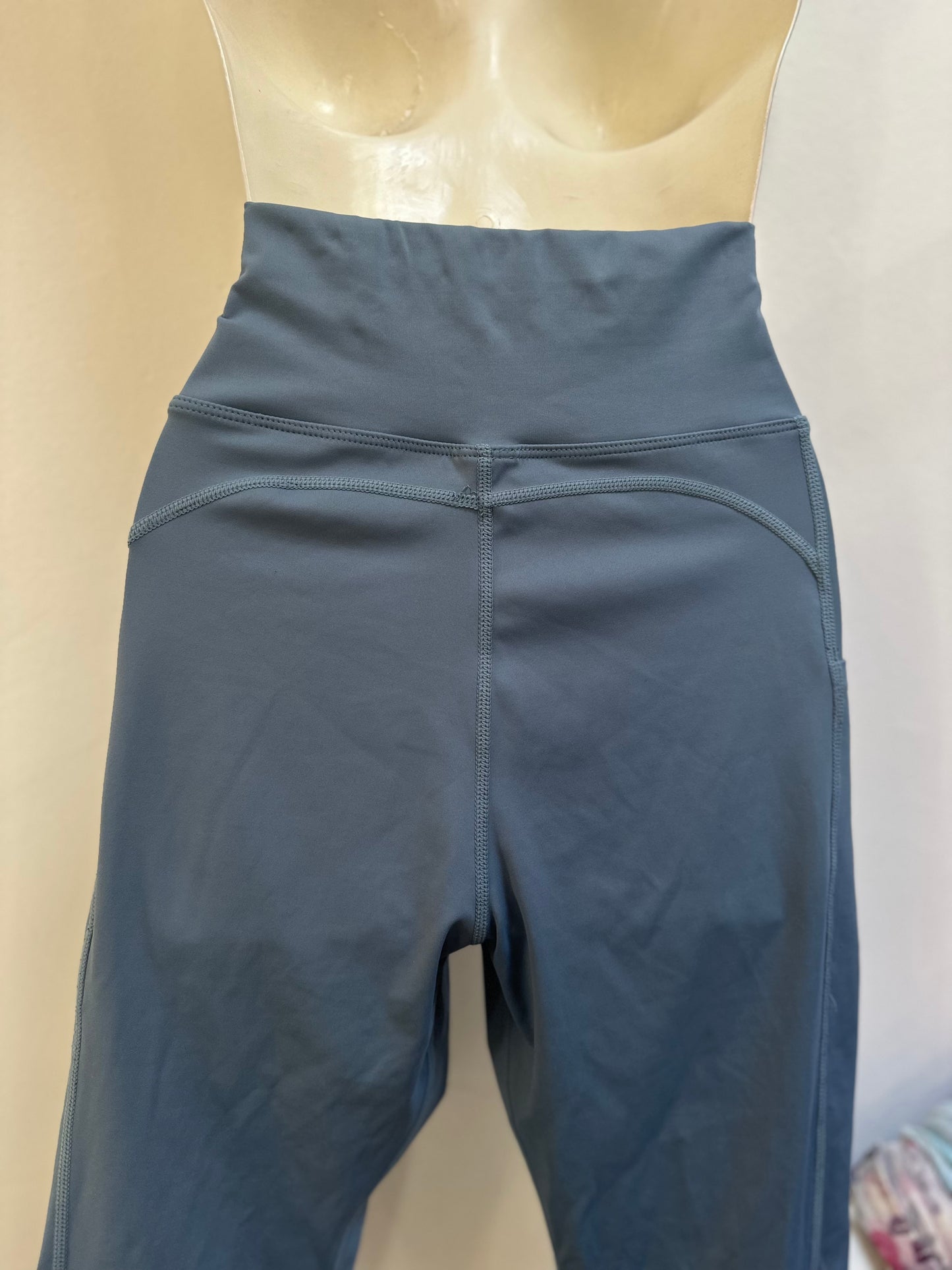 Shein Blue Leggings with Pockets Size S