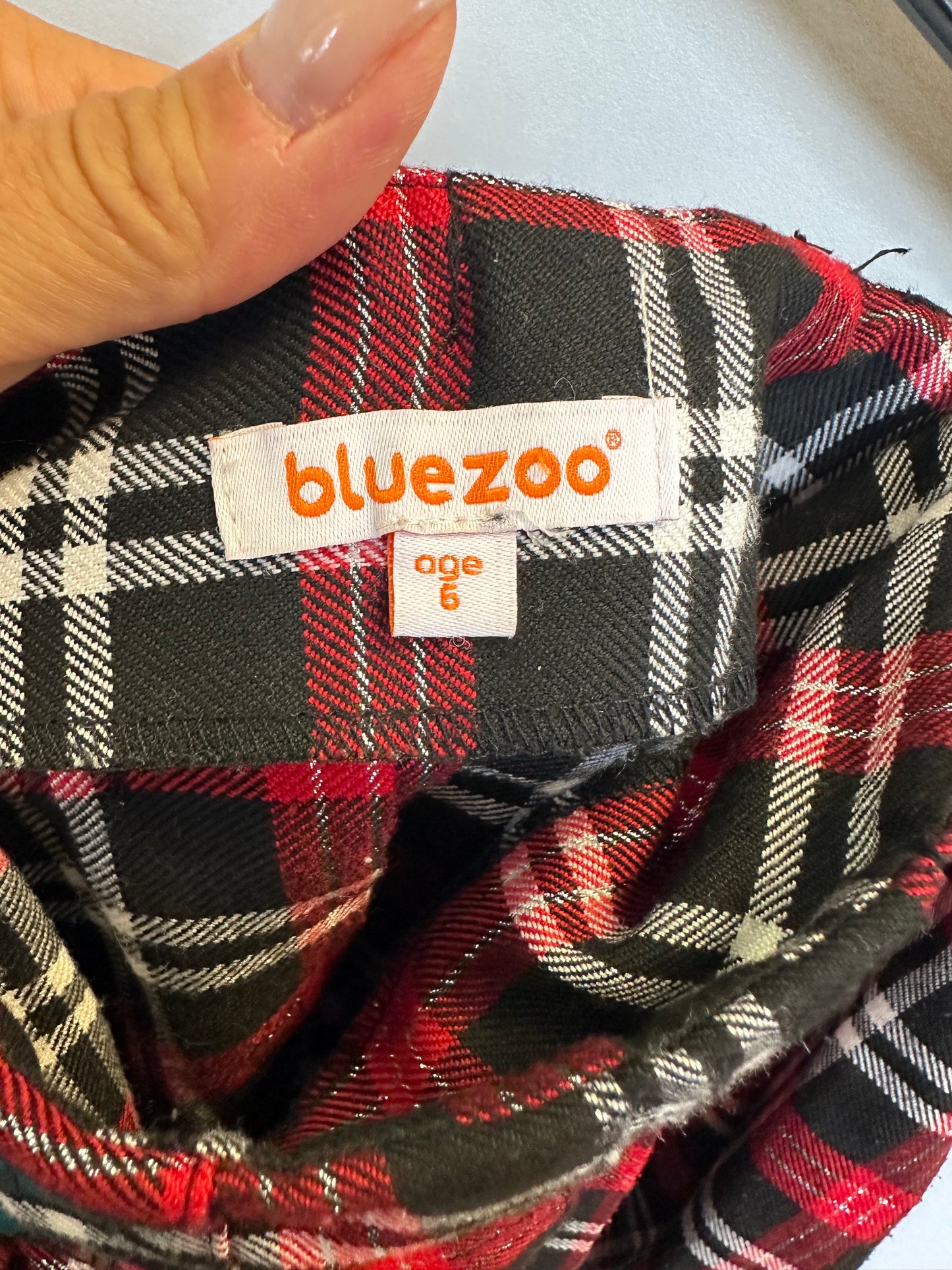 Bluezoo Tartan Skirt Age 6