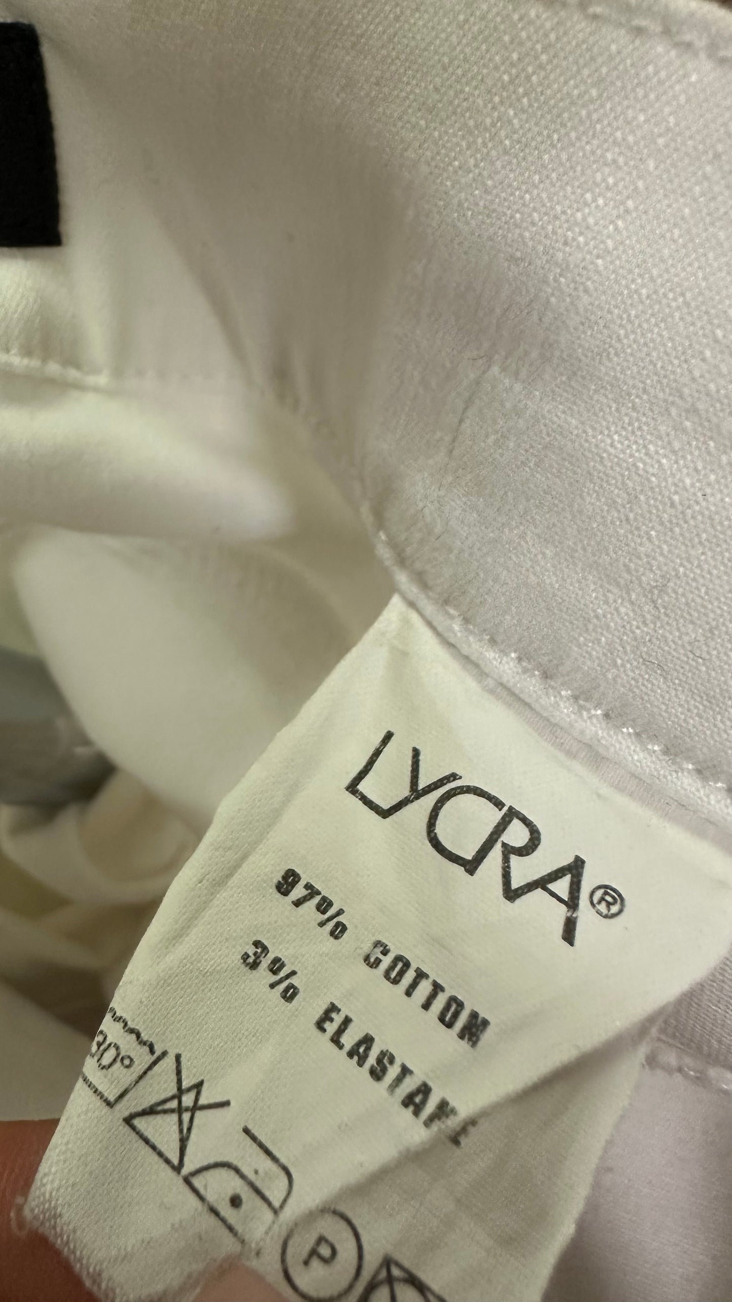 D&N De Raad Stretchy White Jeans 90% Cotton Size16 but small fitting