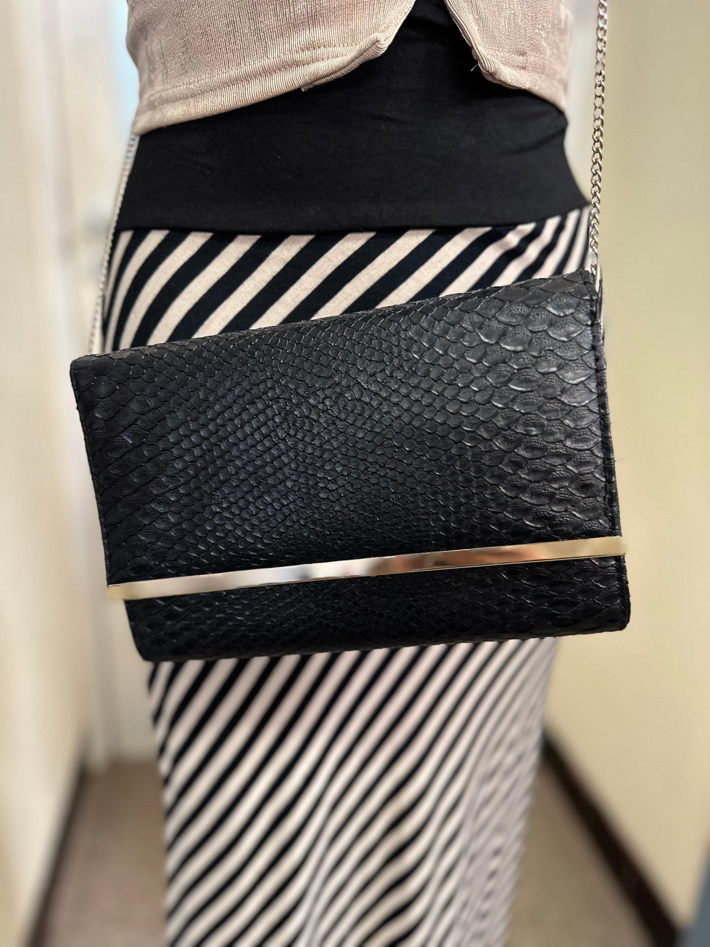 New Look Clutch with Chain Strap