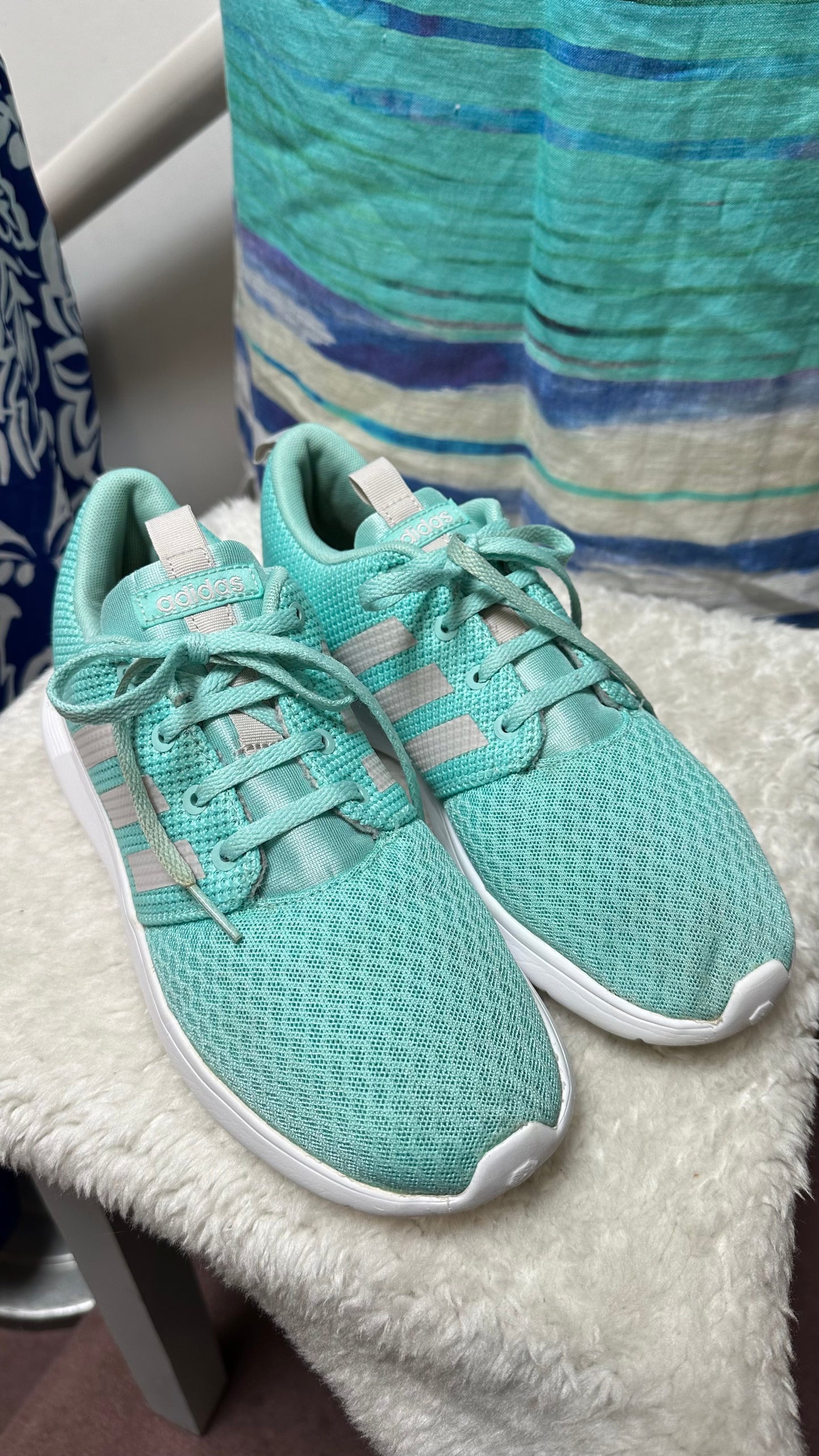 Adidas Turquoise Runners Size 5.5
