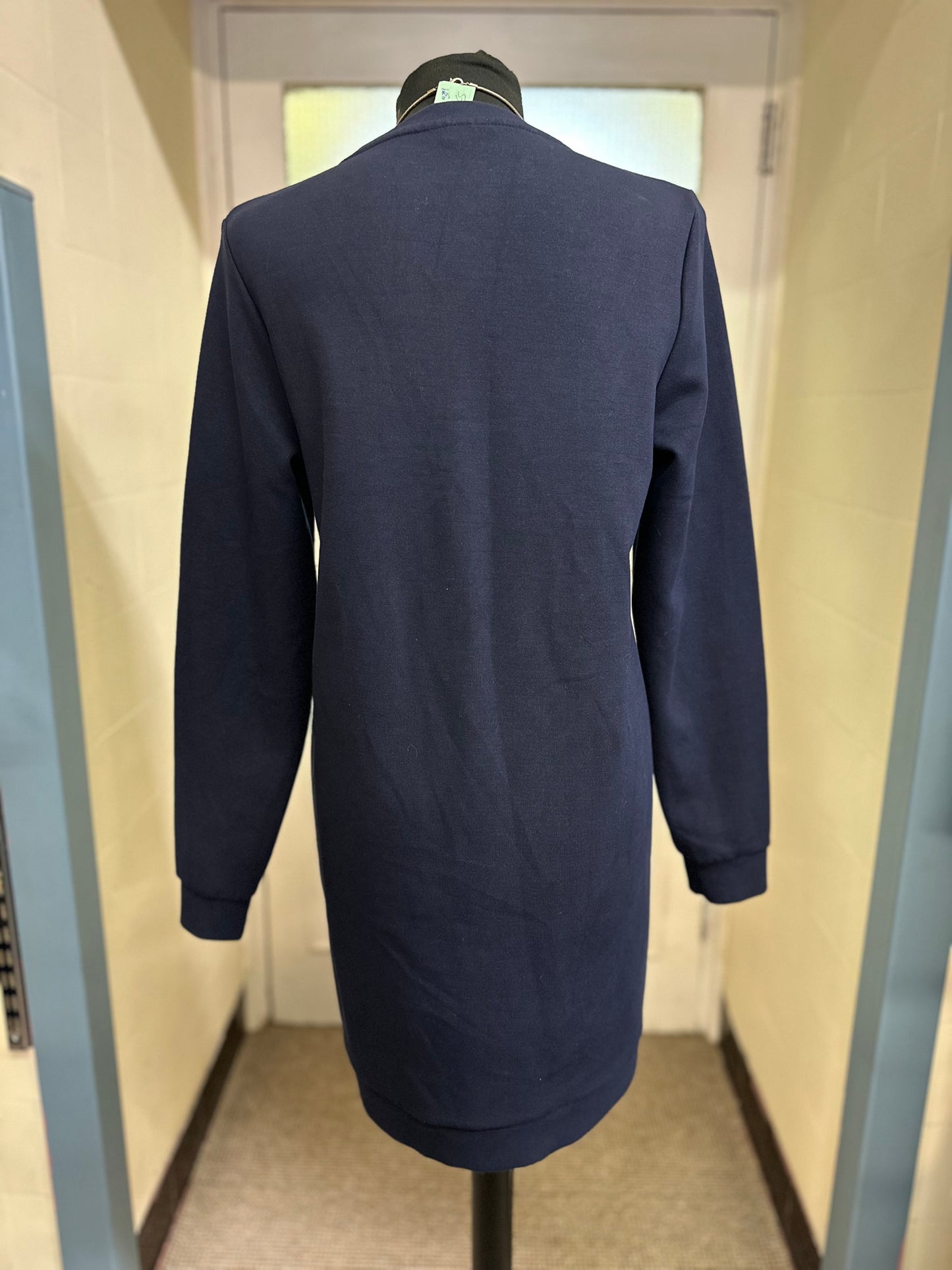 Topshop Navy Sweater Dress Size 10