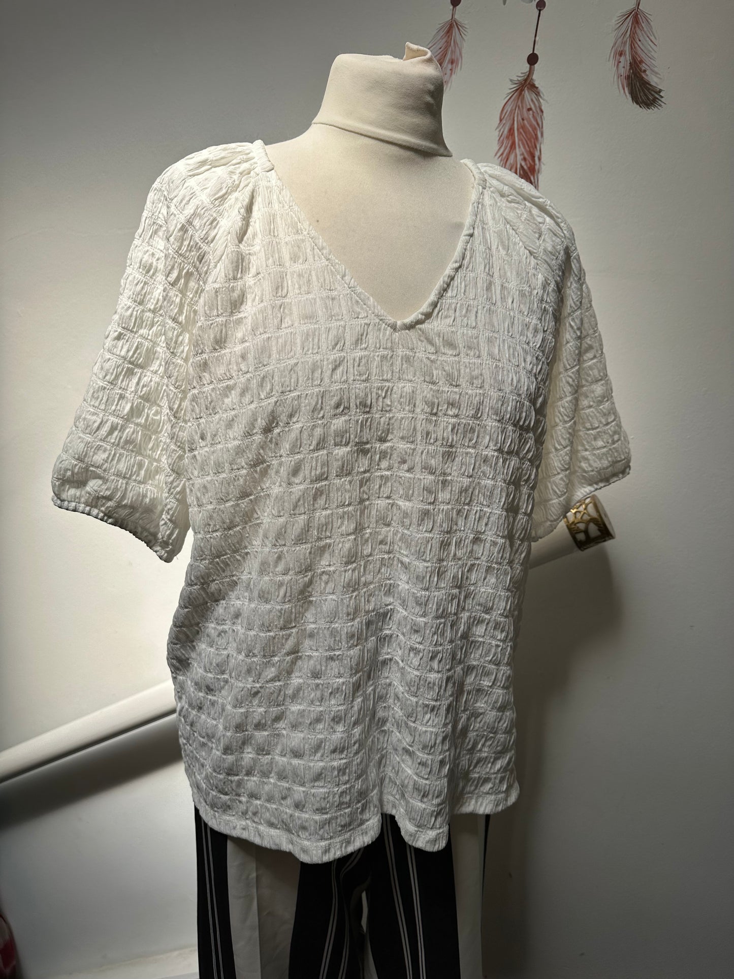 Papaya White Top Size 16